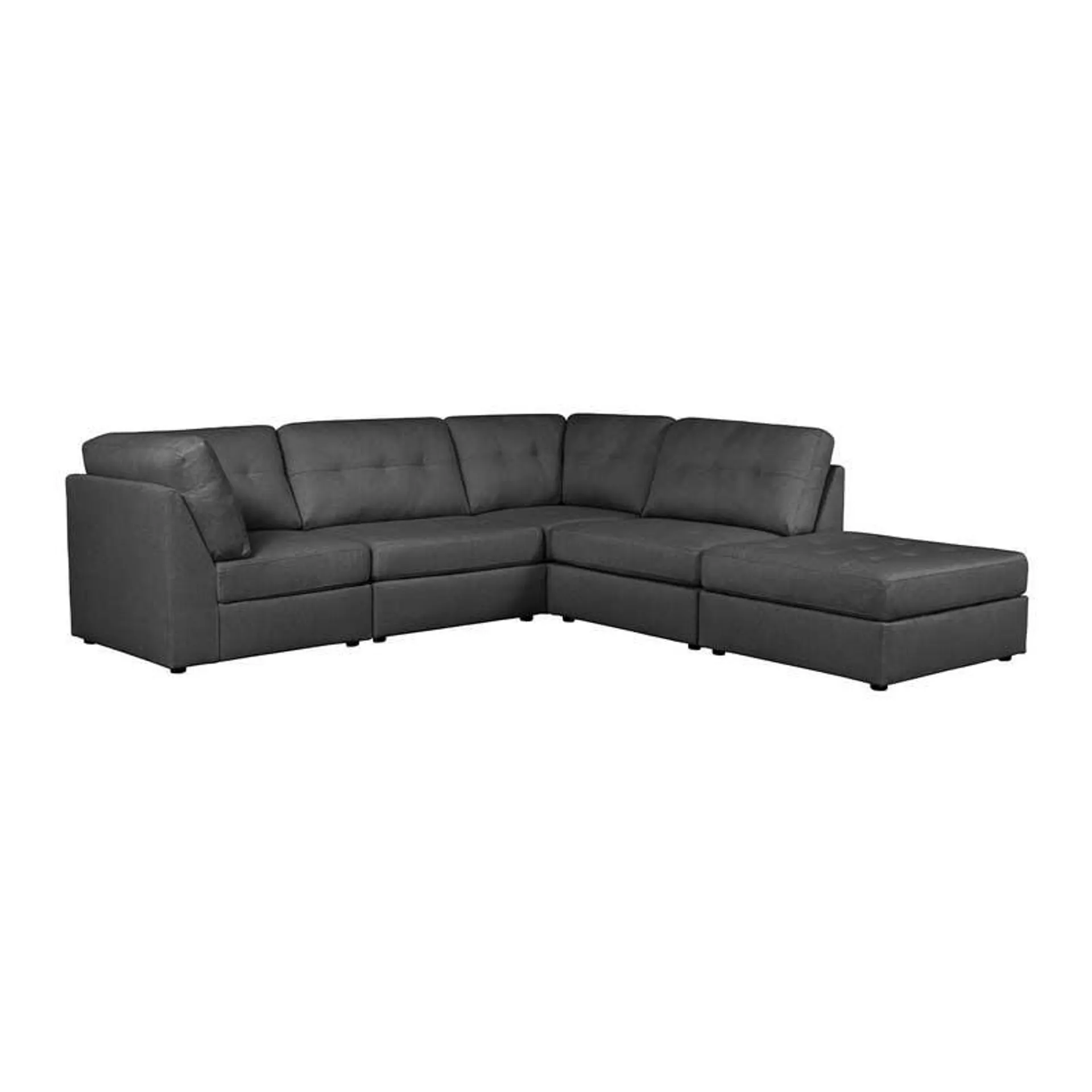 Sectionnel modulaire avec ottoman - 5 mcx