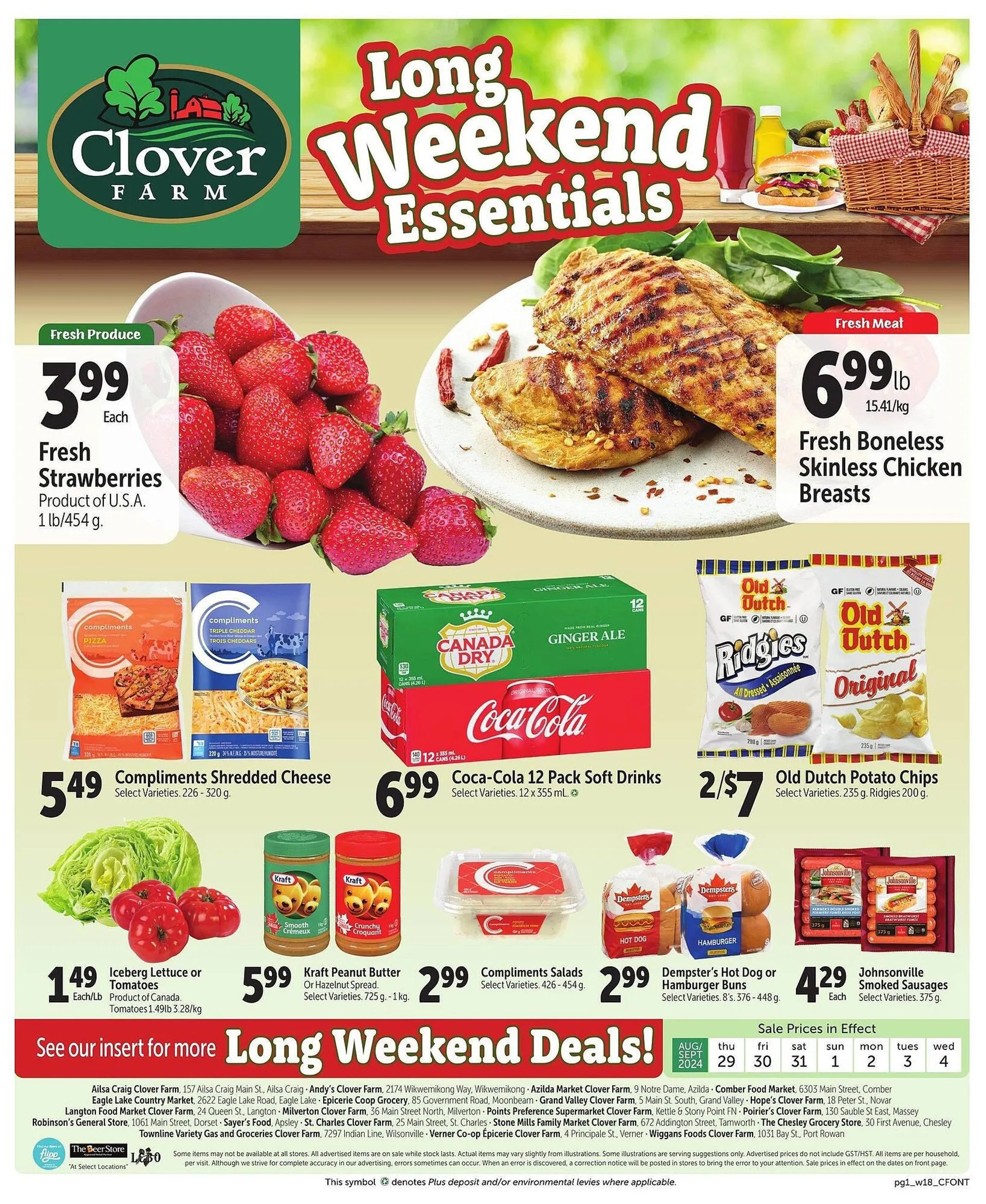 Clover Farm flyer - 1