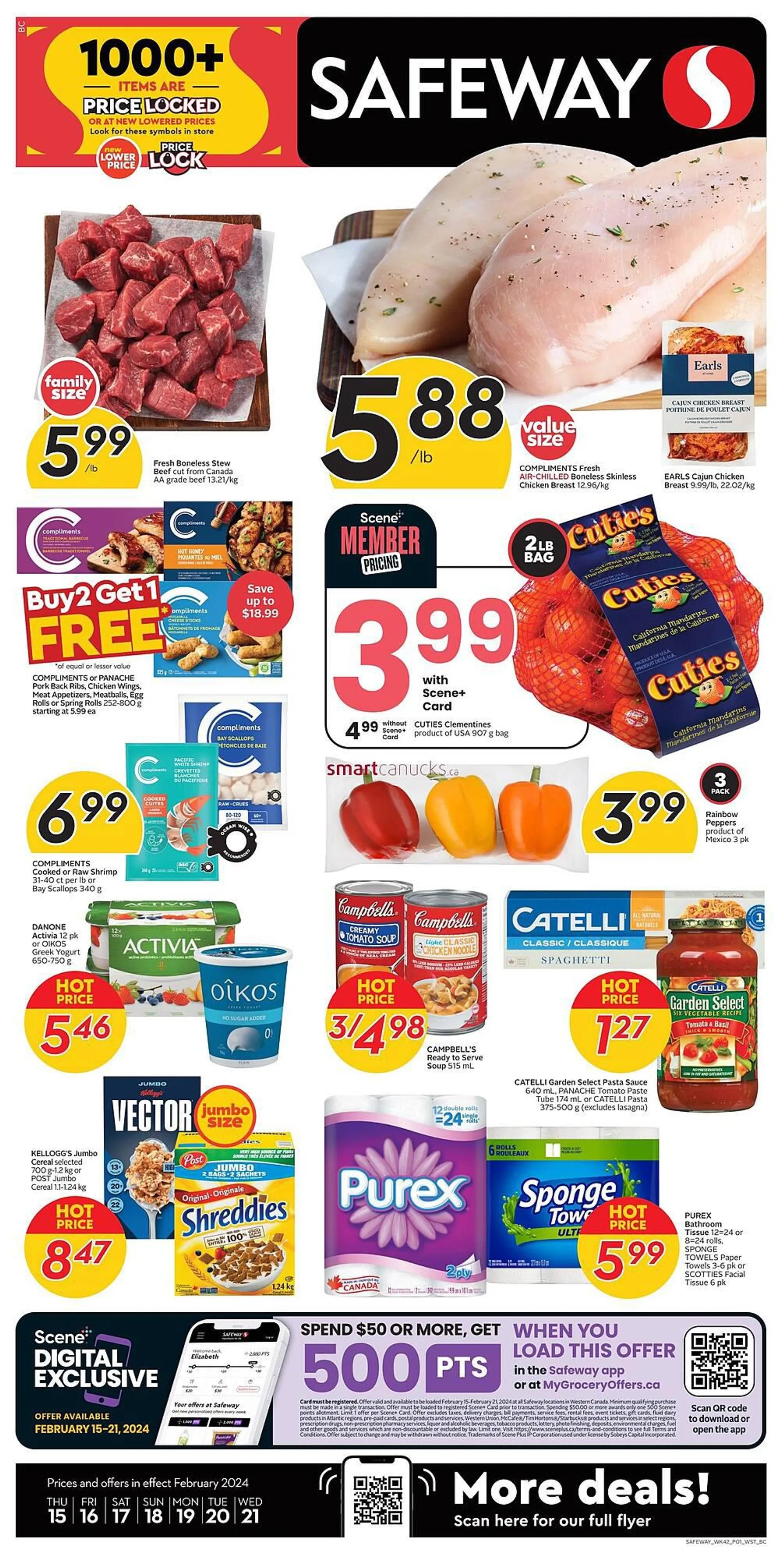 Safeway flyer from February 16 to February 19 2024 - flyer page 