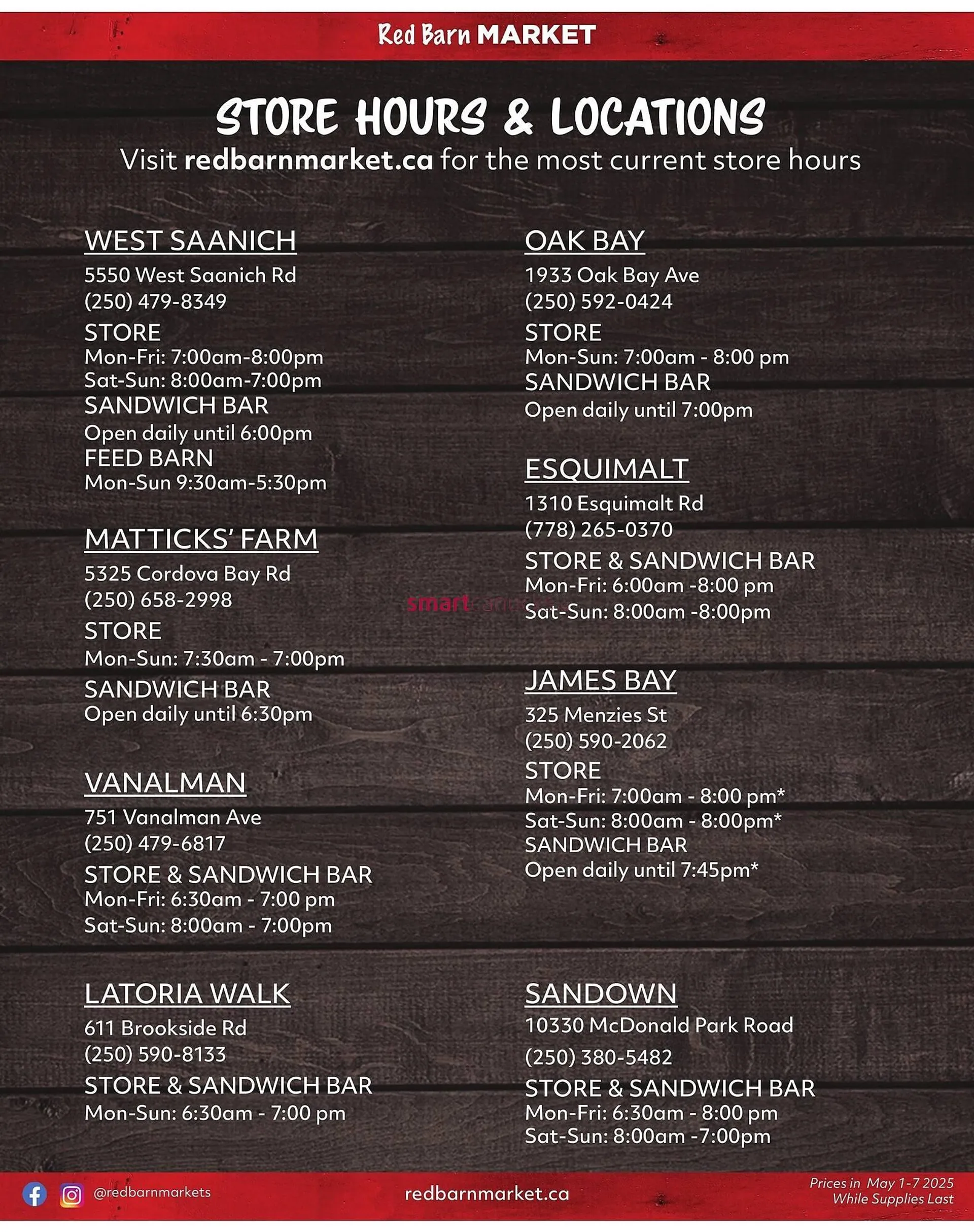 Red Barn Market flyer from May 1 to May 14 2025 - flyer page 8