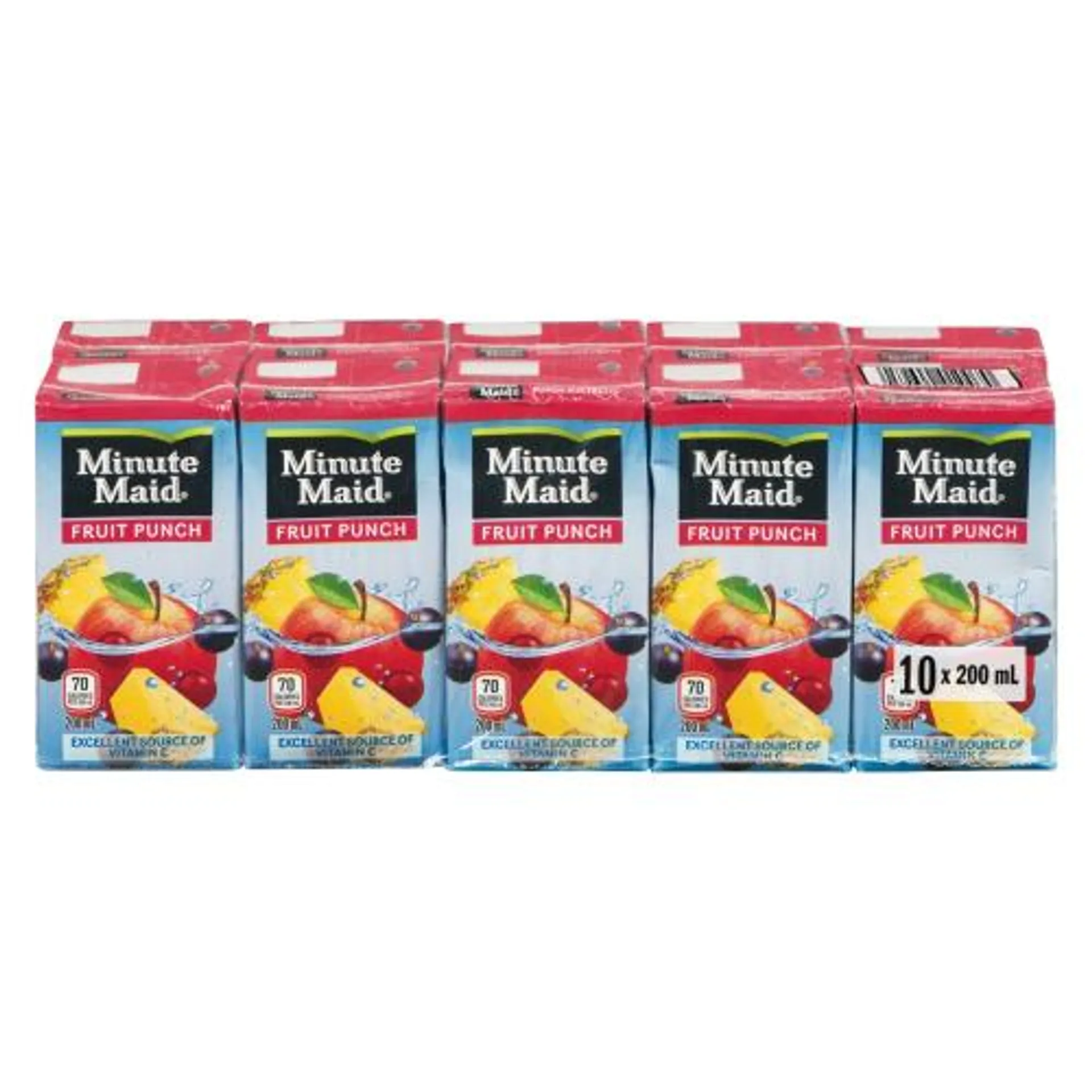 Minute Maid Fruit Punch, 200 mL, 10 ct