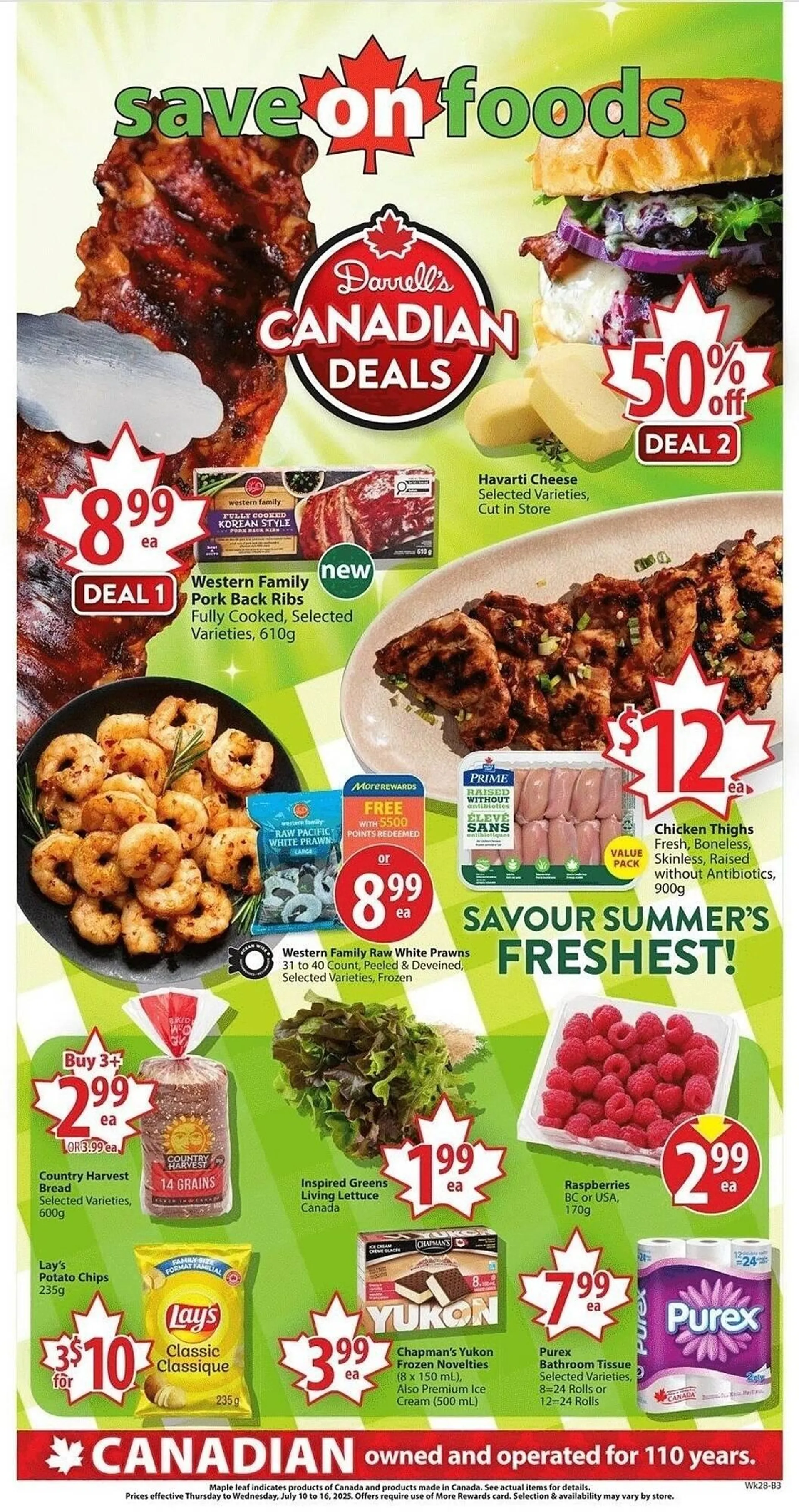 Save on Foods flyer from July 9 to July 15 2025 - flyer page 1
