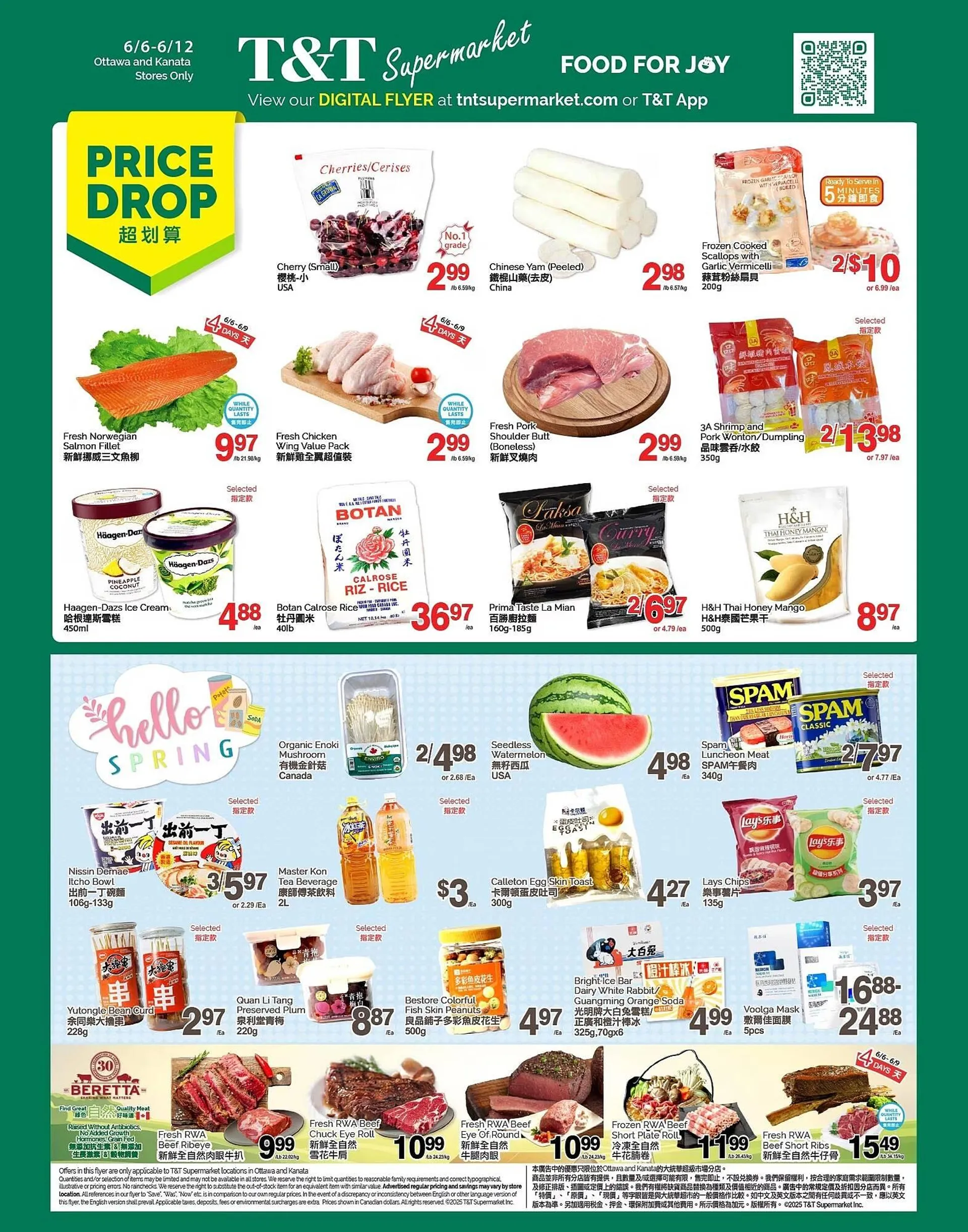 T&T Supermarket flyer from June 6 to June 12 2025 - flyer page 1