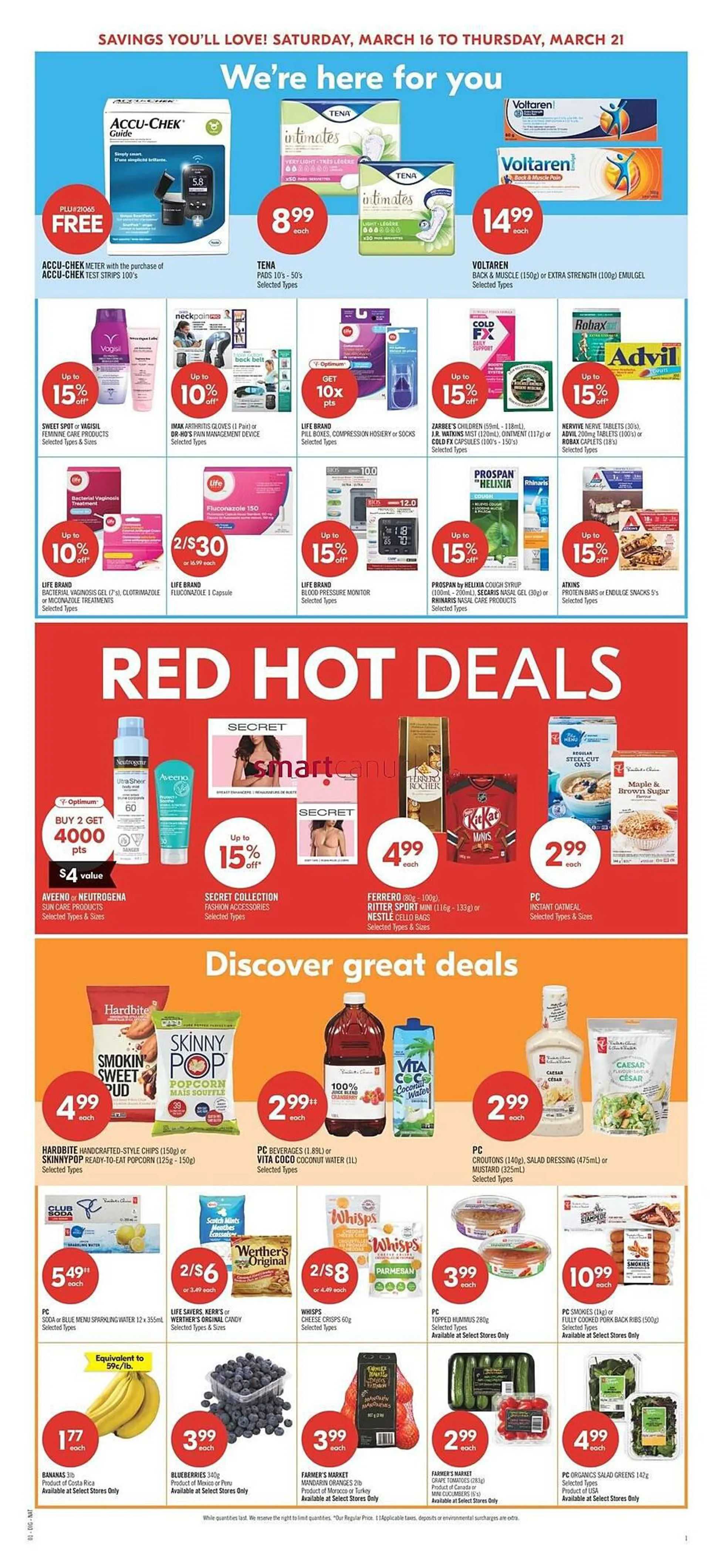 Shoppers Drug Mart flyer from March 14 to March 20 2024 - flyer page 12