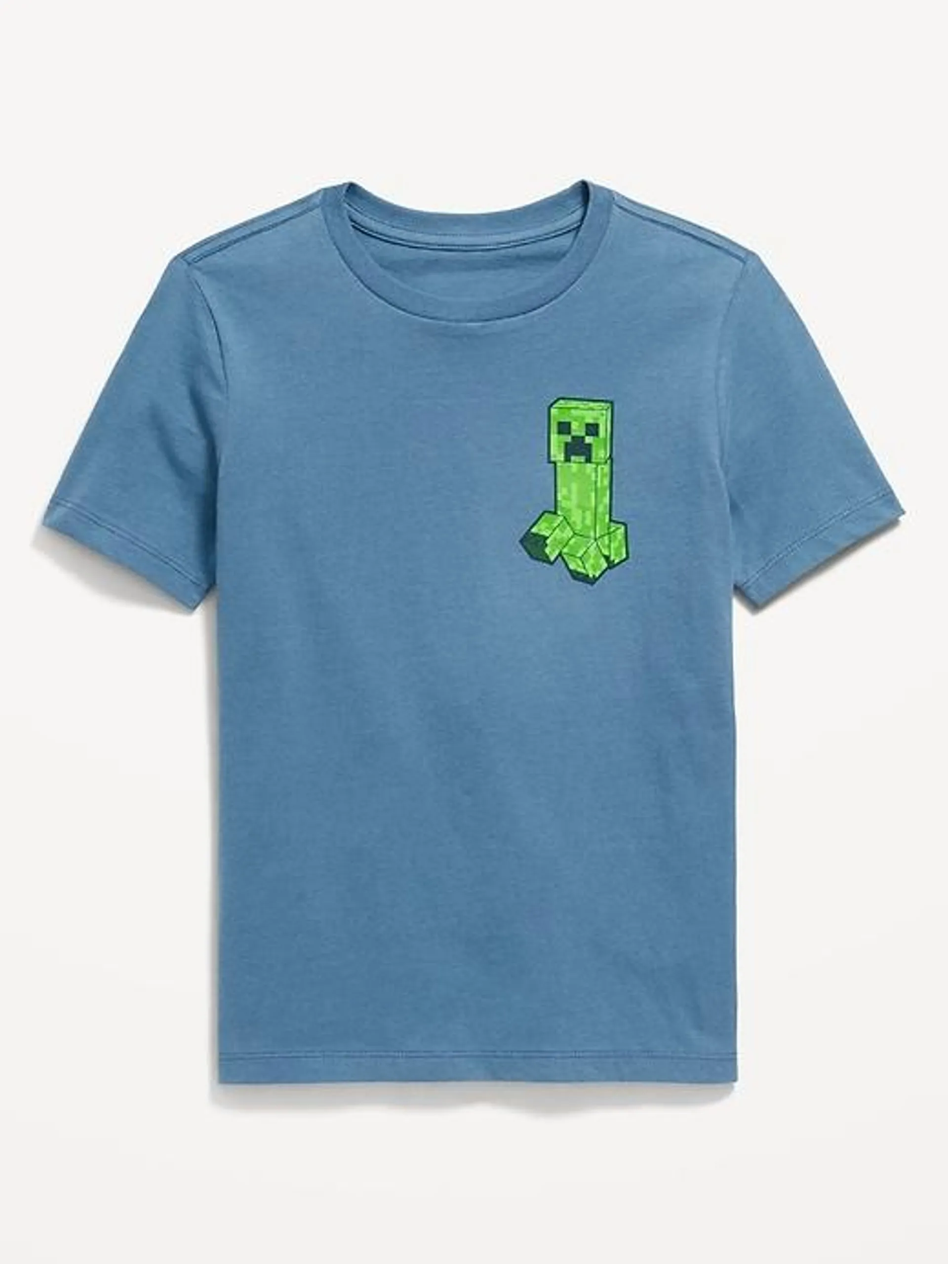 Minecraft™ Gender-Neutral Graphic T-Shirt for Kids