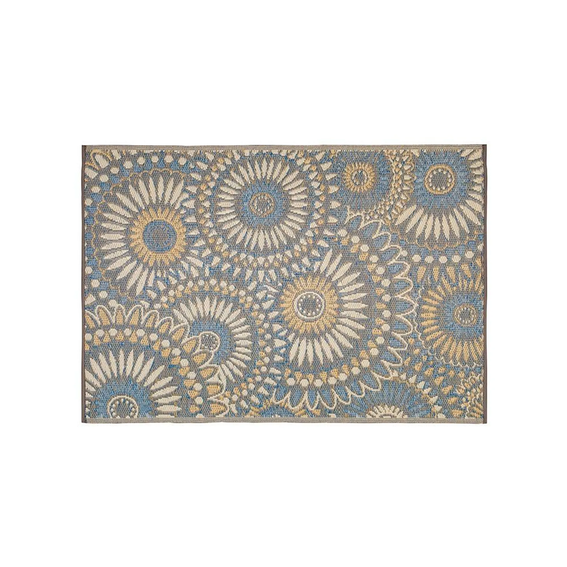 KSP Outdoor 'Kaleidoscope' All Season Mat (Beige, 4' x 6')