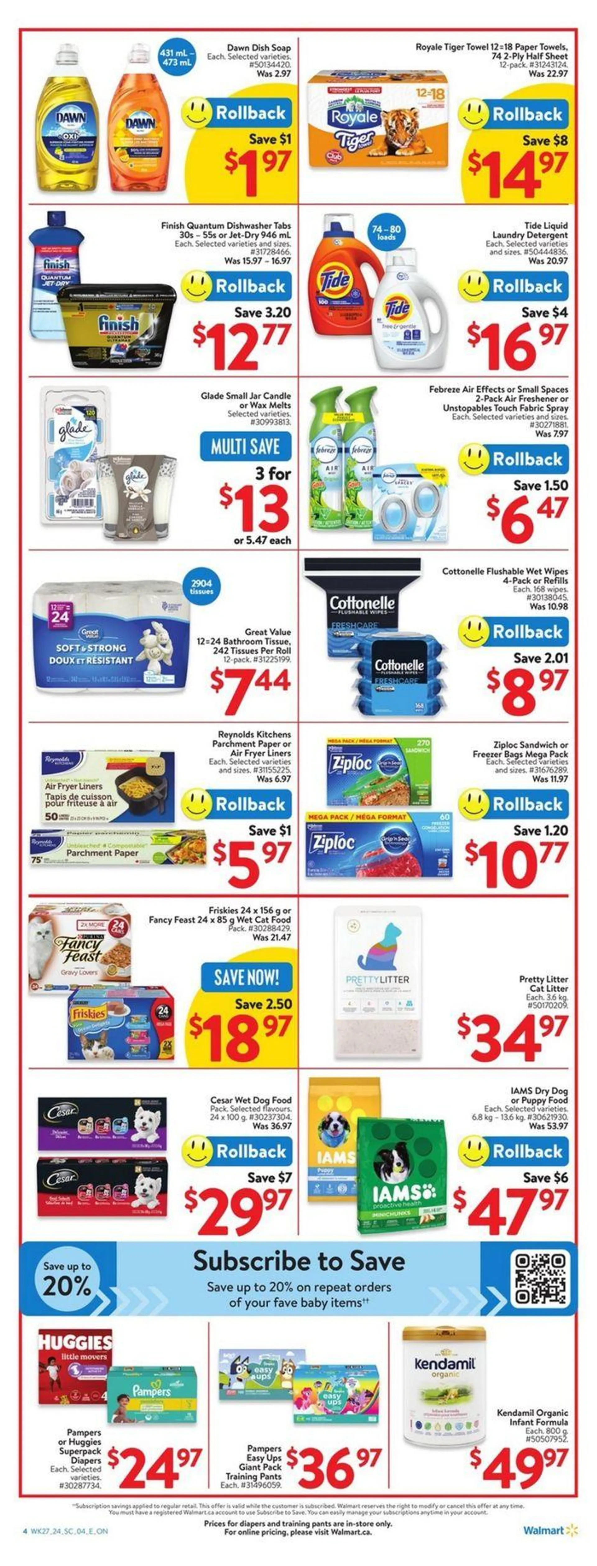 Walmart flyer from July 25 to July 31 2024 - flyer page 30