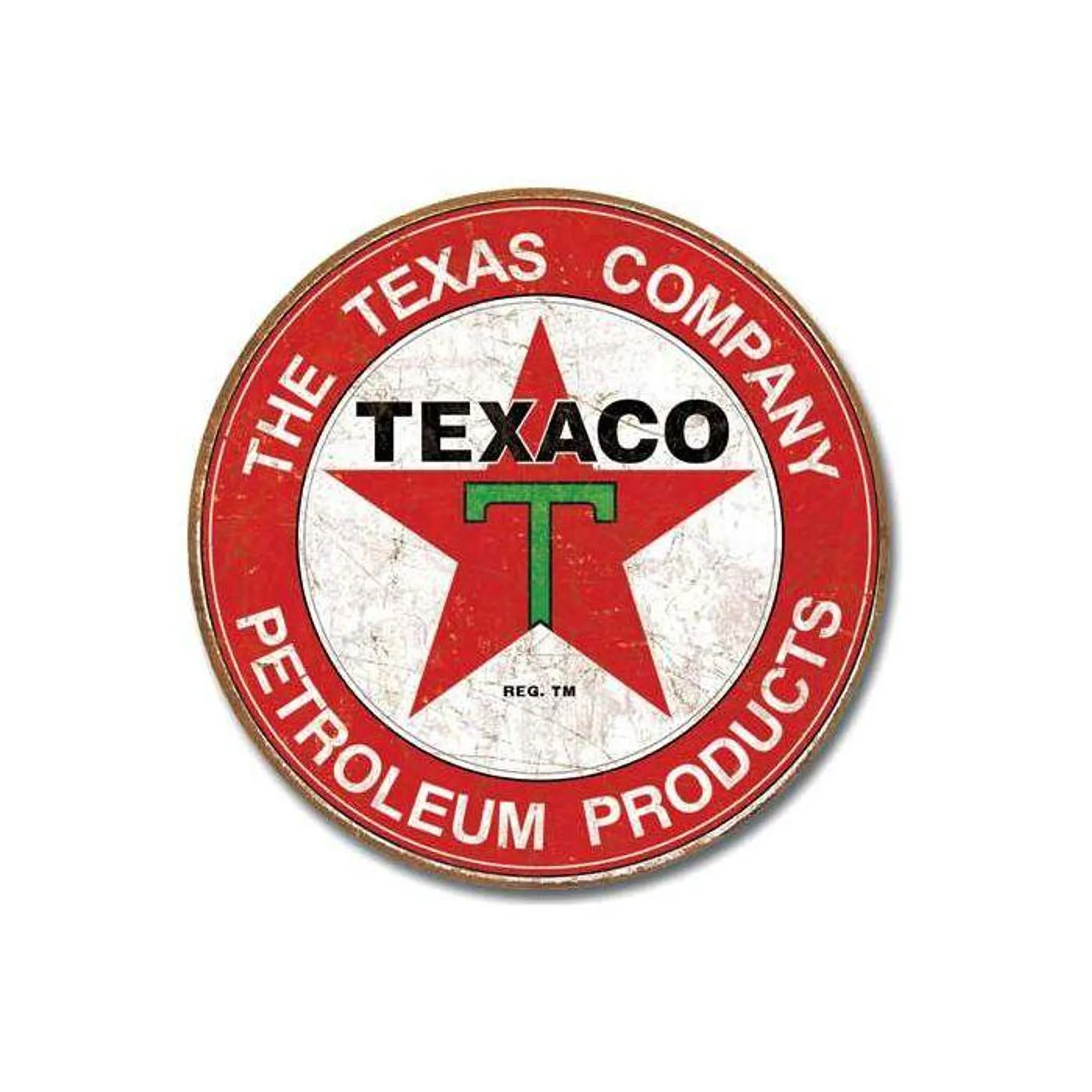 Texaco - The Texas Company Tin Sign