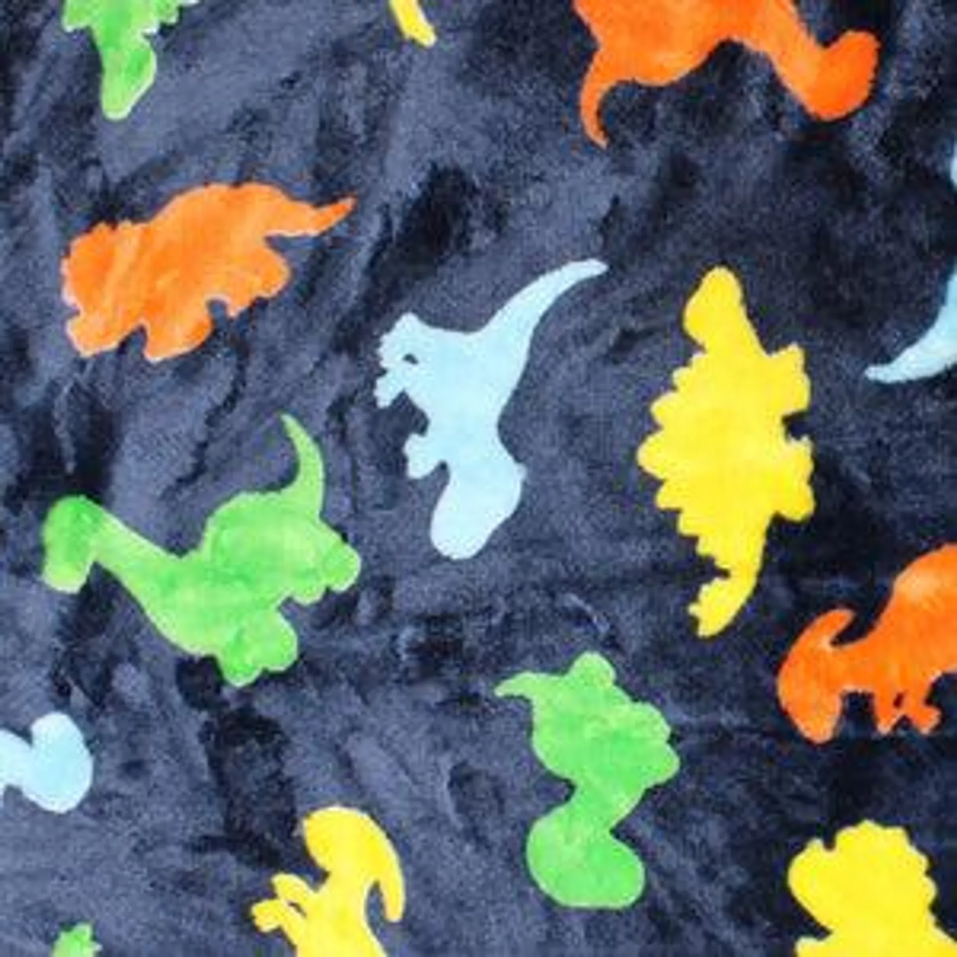 Dino - 58" - 100% polyester Fleece Flannel