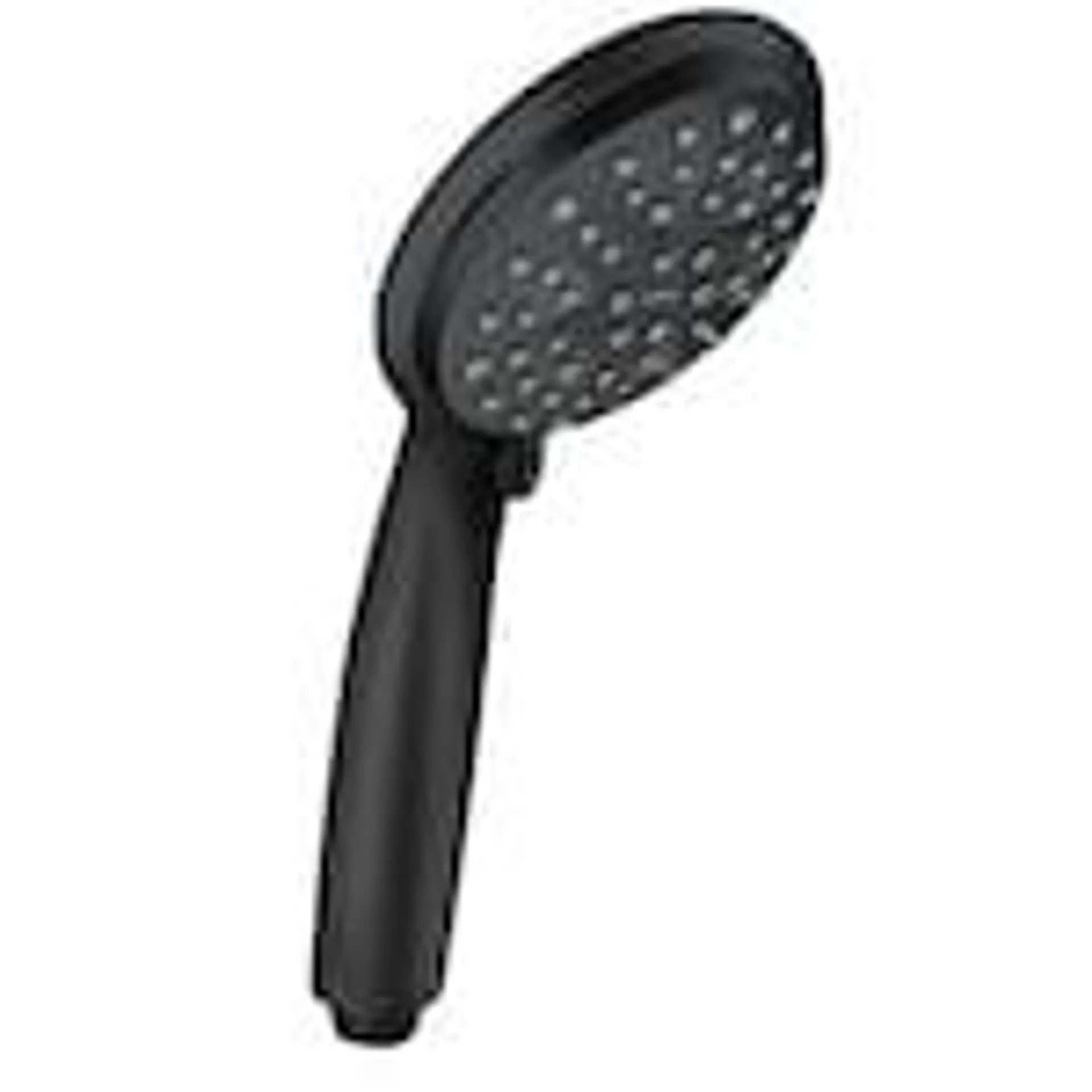 Attune 6-Spray Patterns 4 in. Wall Mount Handheld Showerhead in Matte Black