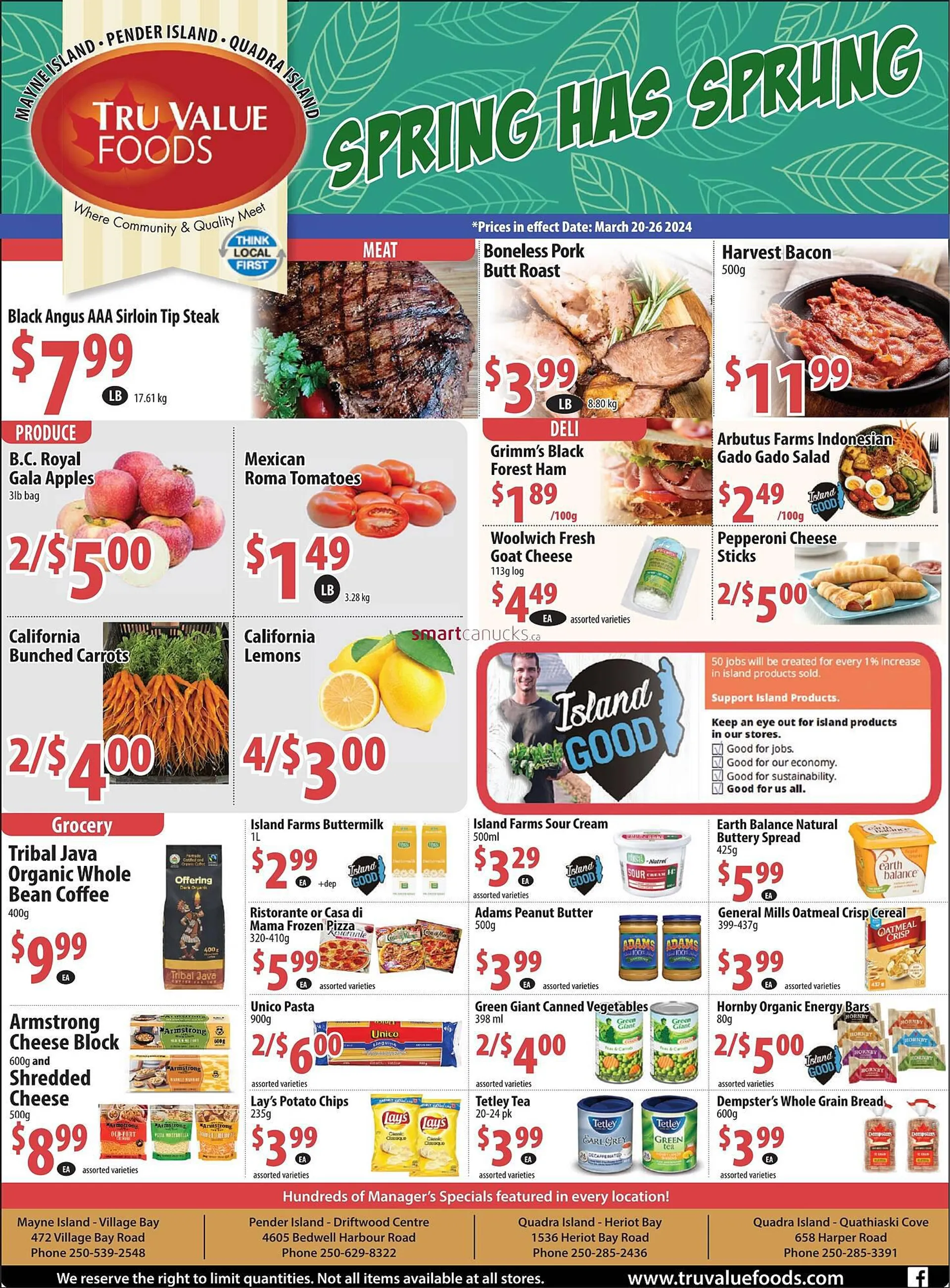 Tru Value Foods flyer from March 20 to March 26 2024 - flyer page 1
