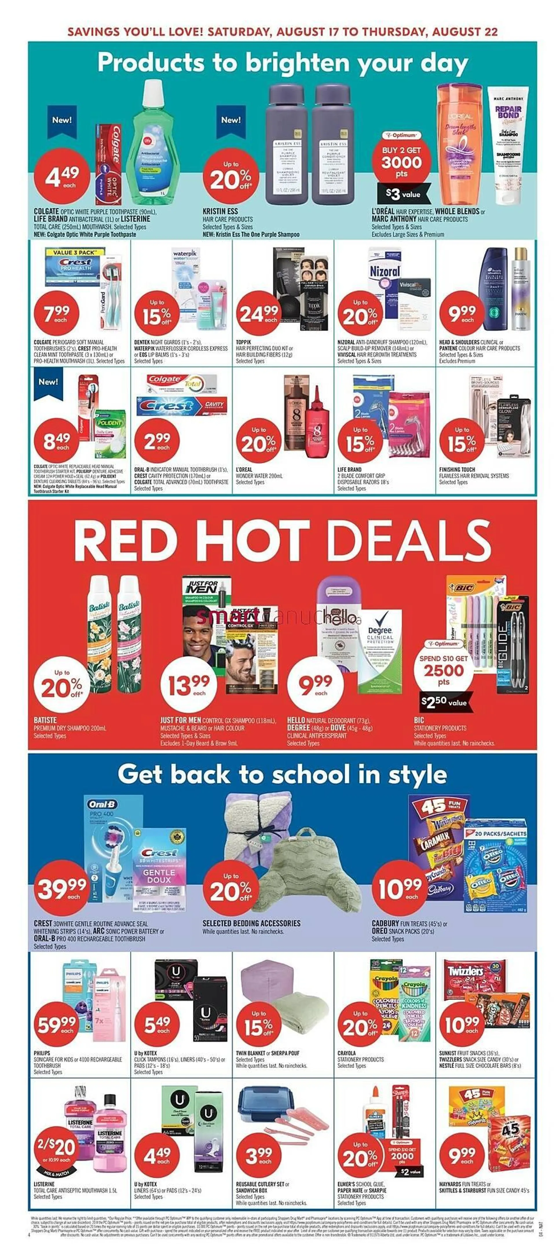 Shoppers Drug Mart flyer from August 15 to August 21 2024 - flyer page 9