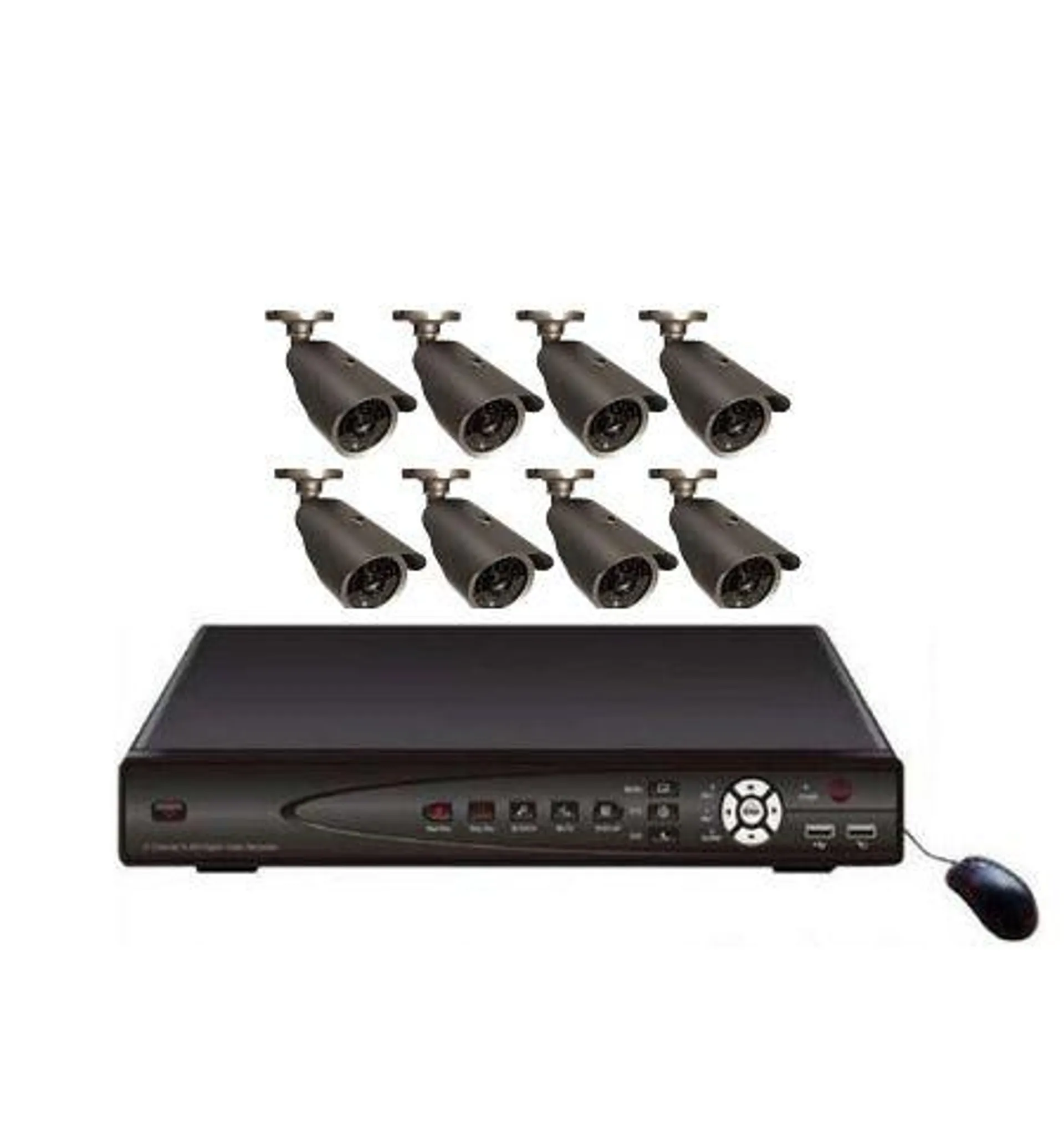Kross 8-Channel DVR Security Kit with 8 Cameras