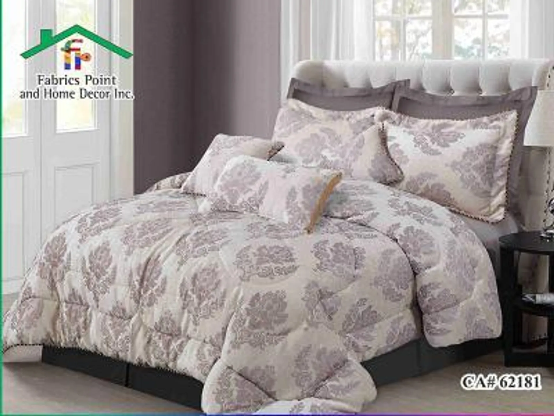 Fabrics Point Comforter 6 Pcs Queen - CM6QPCHC6