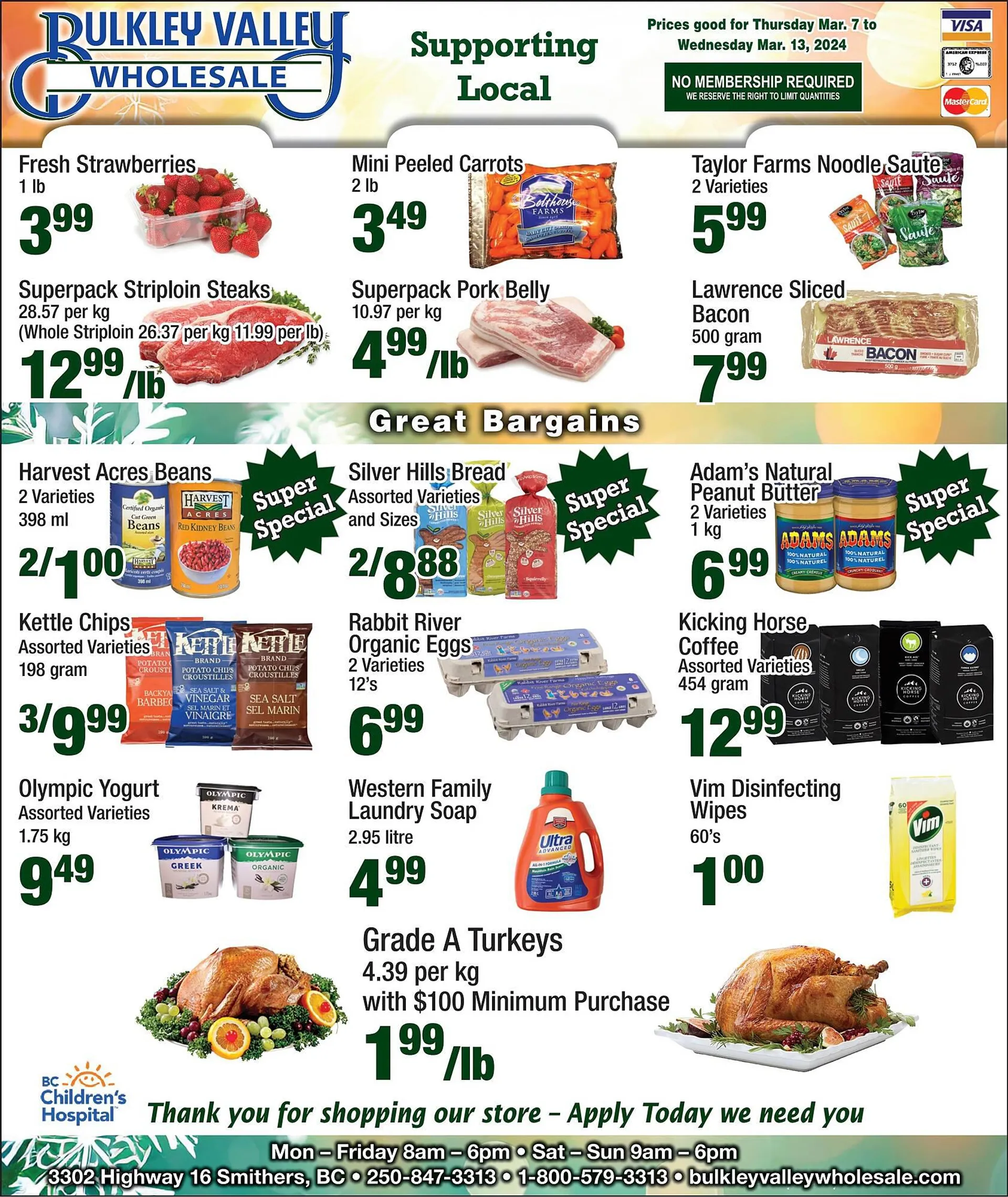 Bulkley Valley Wholesale flyer from March 6 to April 2 2024 - flyer page 