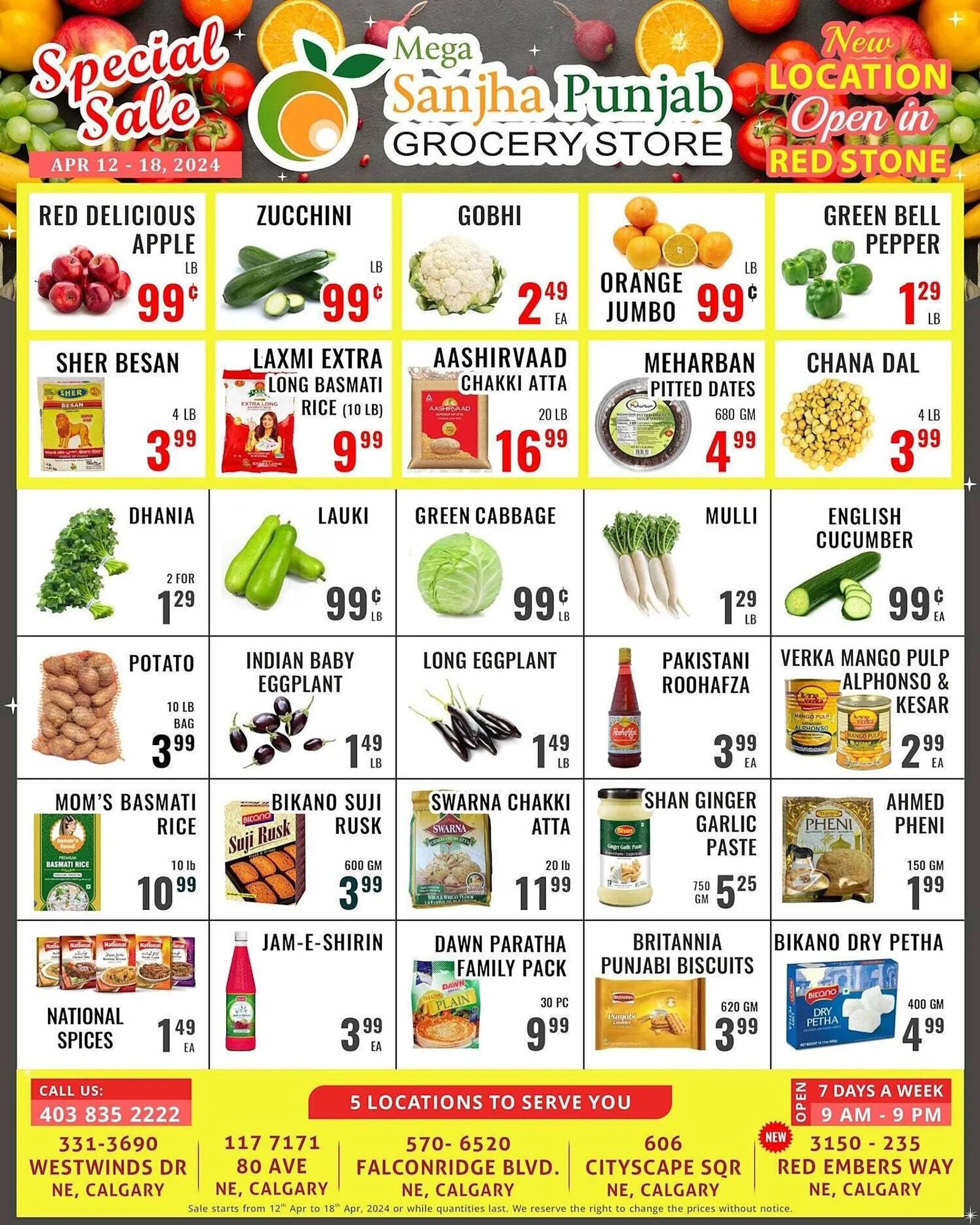 Mega Sanjha Punjab Grocery Store flyer - 1