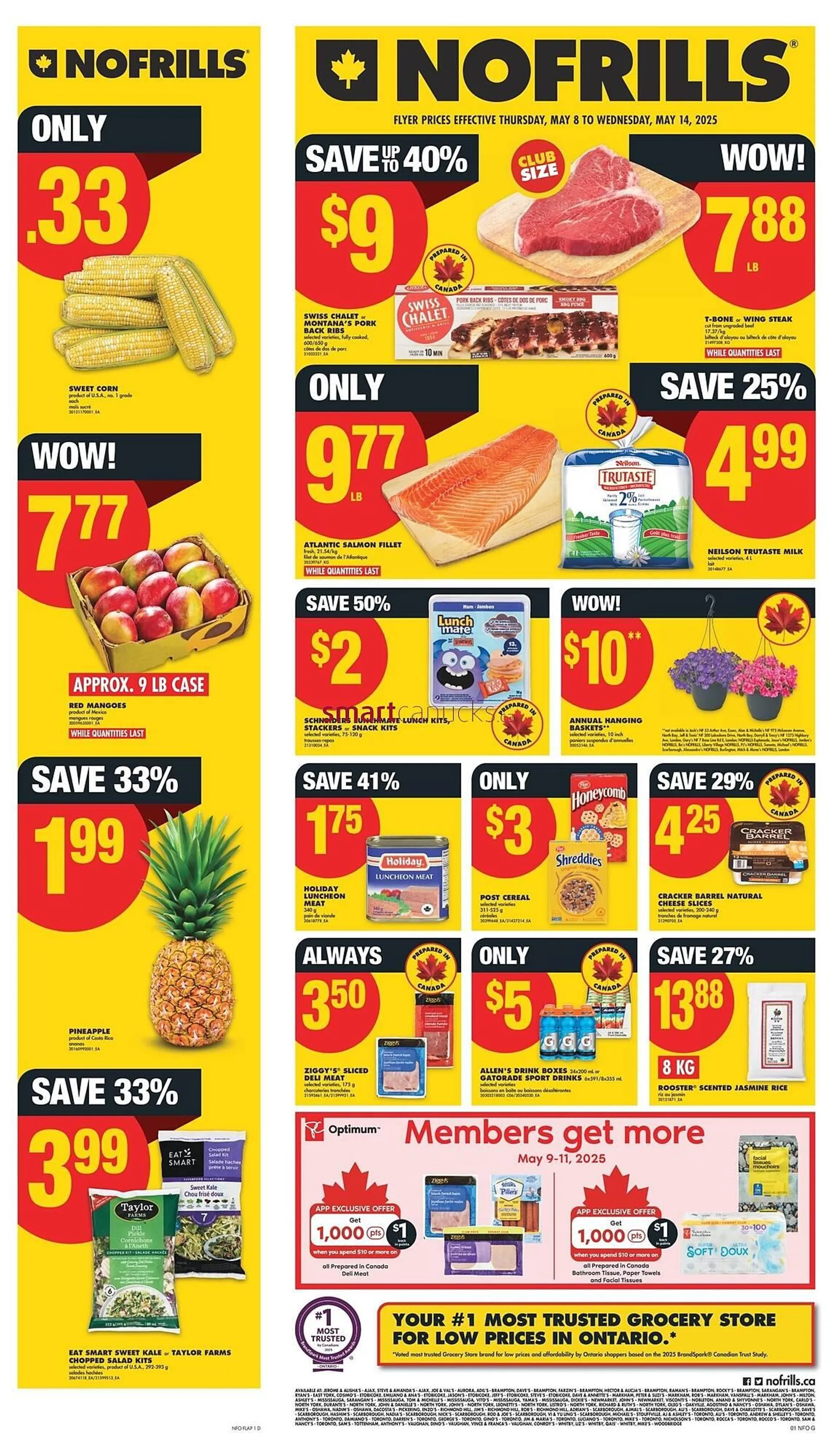 No Frills flyer from May 8 to May 14 2025 - flyer page 1