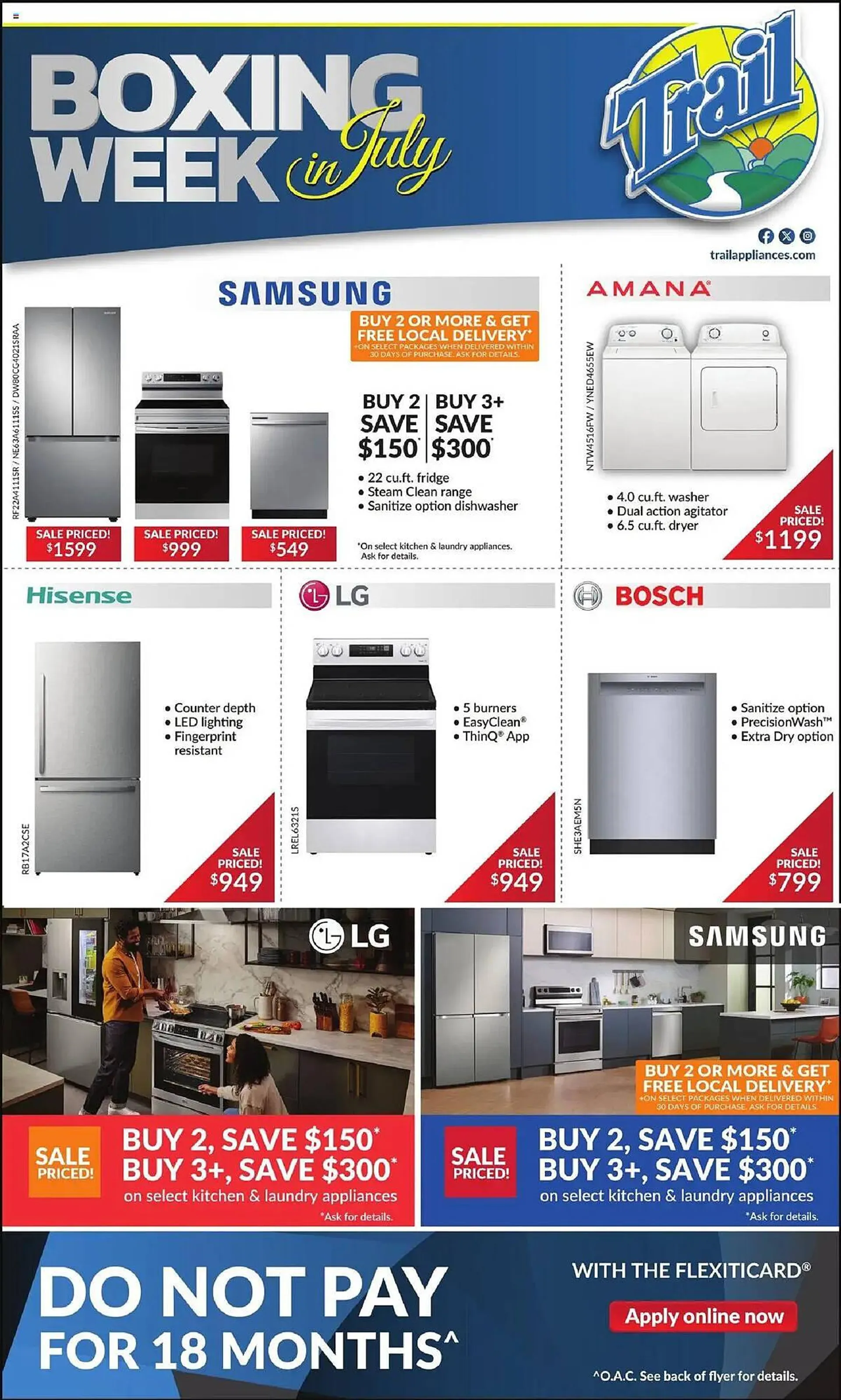 Trail Appliances flyer from June 26 to July 3 2025 - flyer page 1