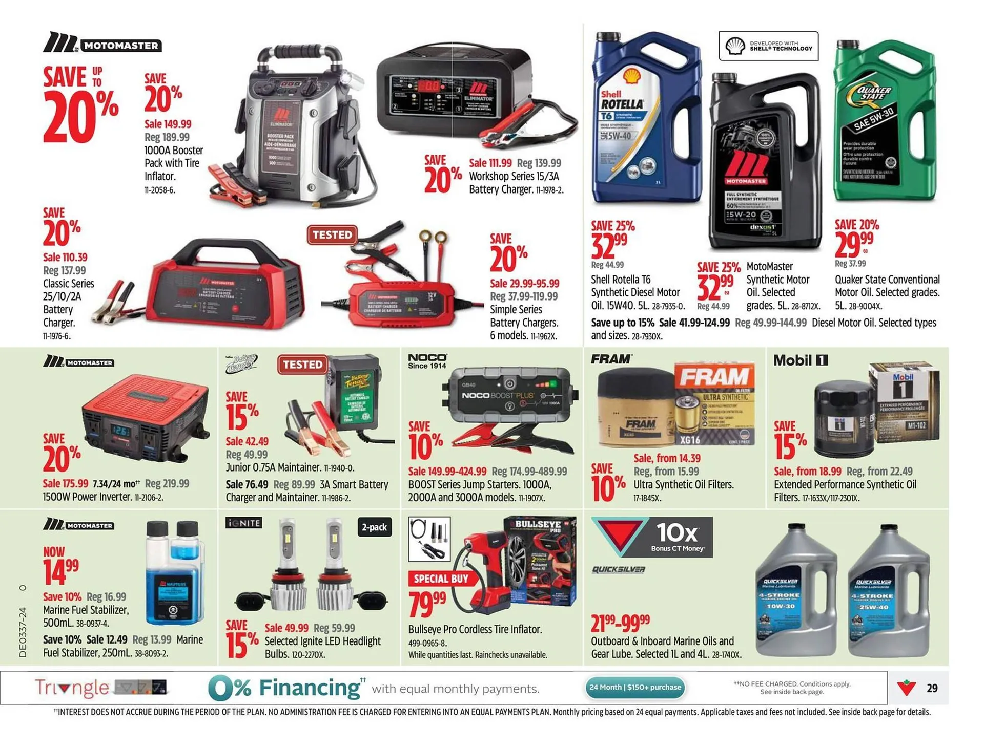 Canadian Tire flyer from September 5 to September 12 2024 - flyer page 29