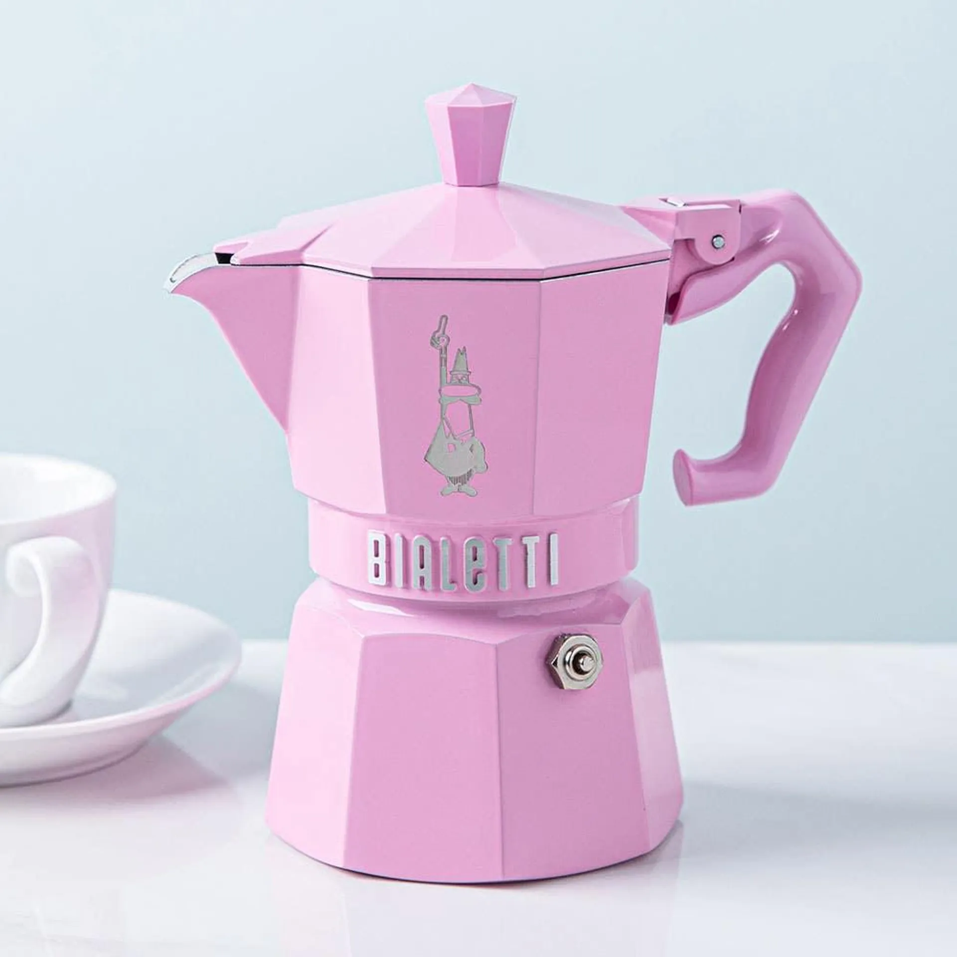 Bialetti Moka Express Stovetop Espresso Maker (Pink)