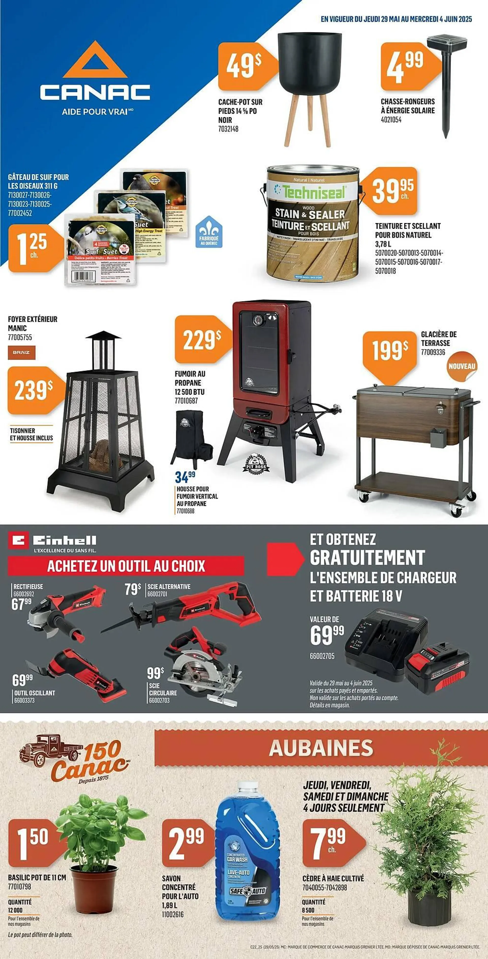 Canac flyer from May 28 to June 15 2025 - flyer page 1