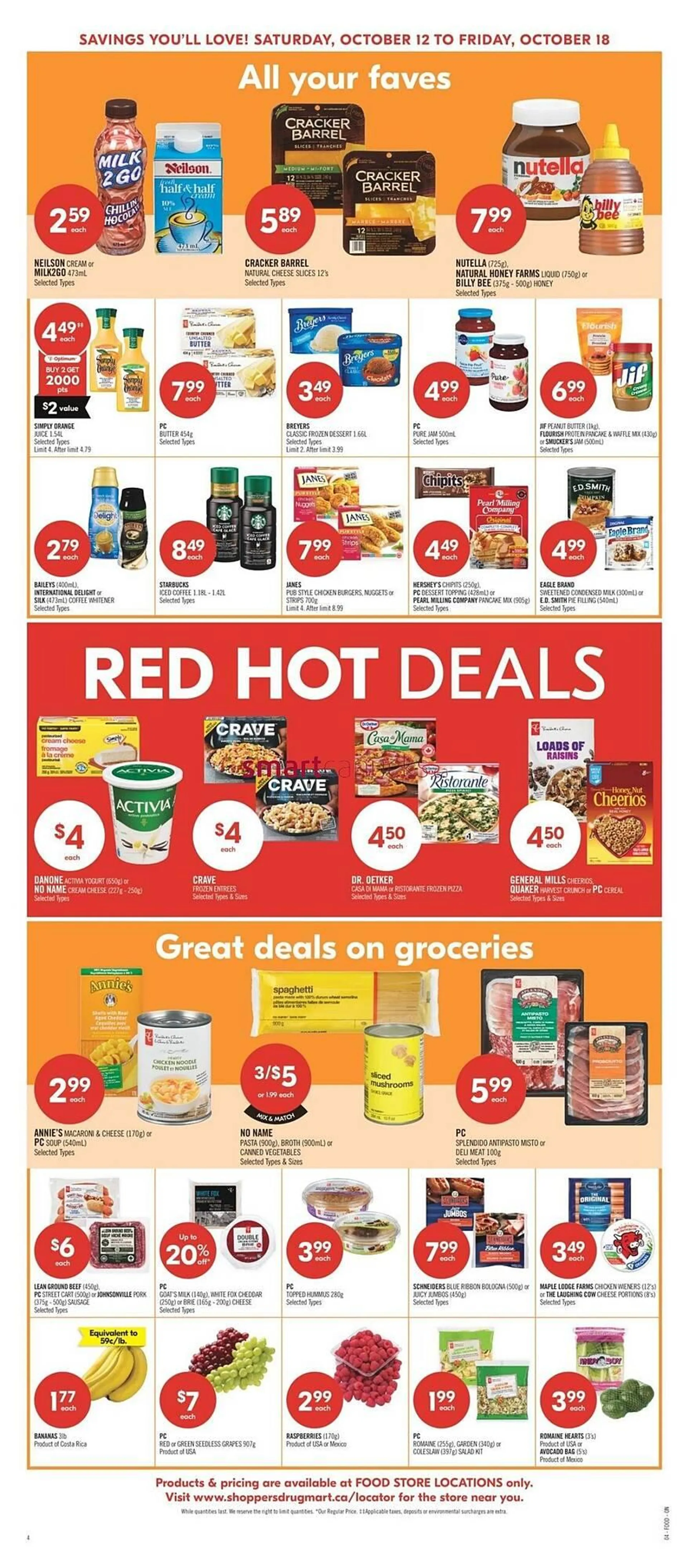 Shoppers Drug Mart flyer from October 12 to October 18 2024 - flyer page 4