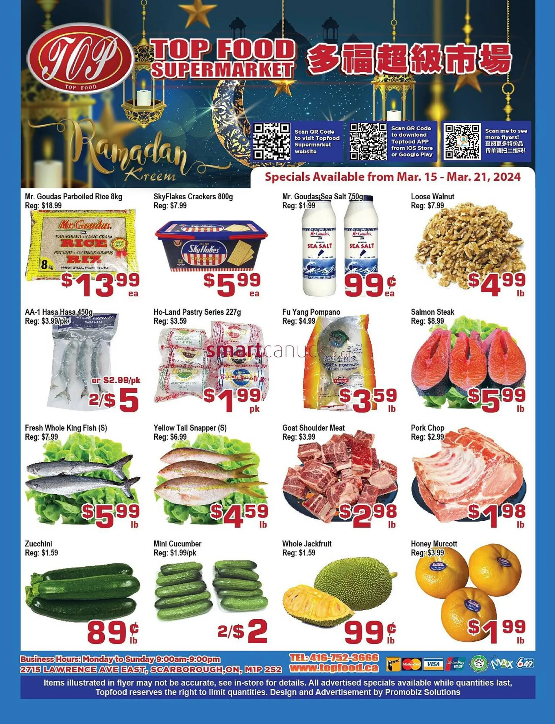 Top Food Supermarket flyer from March 15 to March 21 2024 - flyer page 1