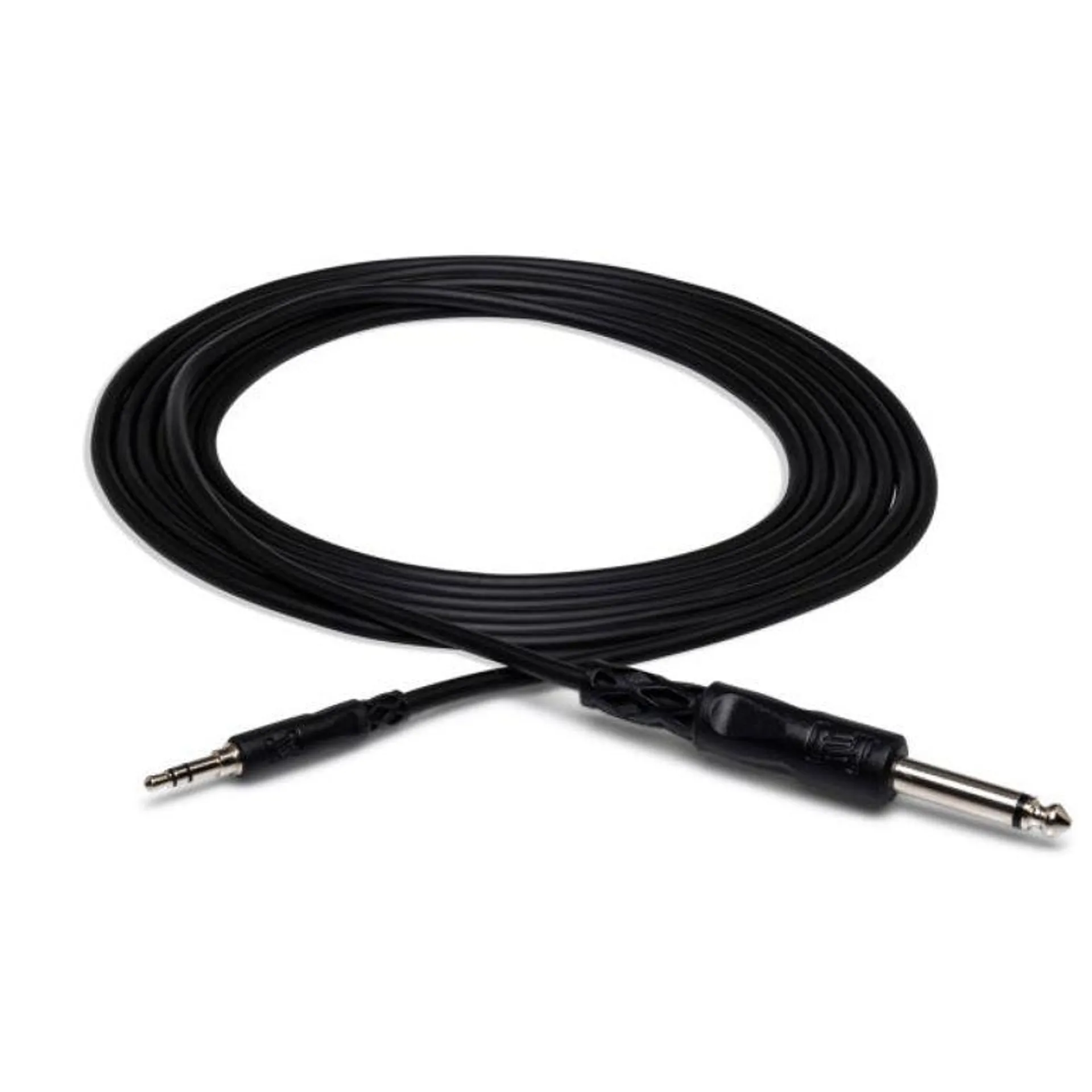 Hosa 1/4" TS to 3.5mm TRS Cable, 10'