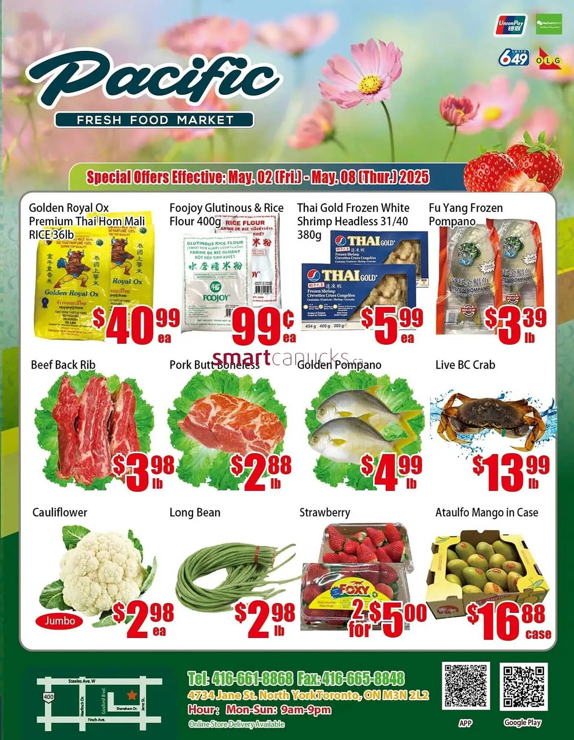 New Pacific Supermarket flyer - 1