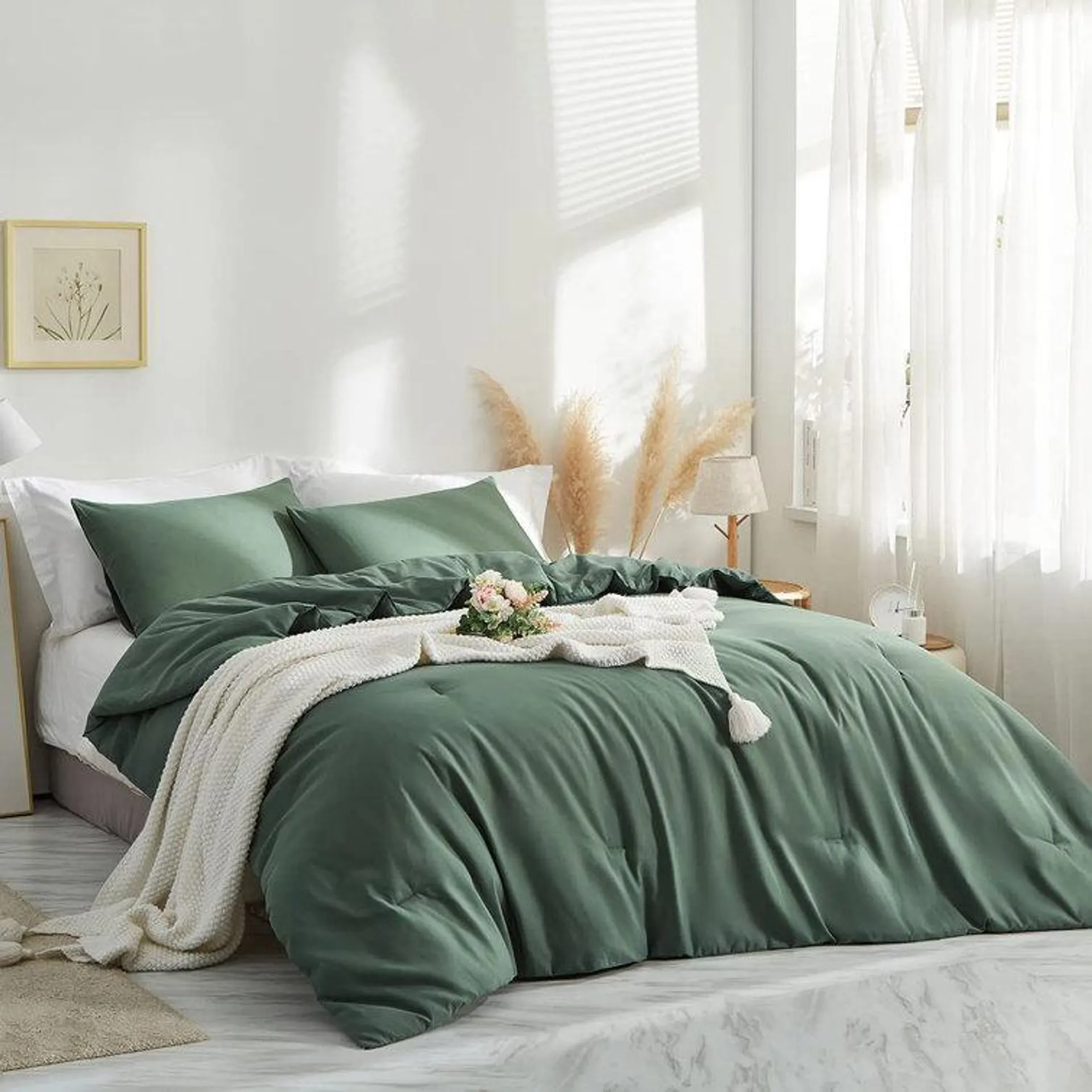 Talmage Twill Solid Colour Comforter Set