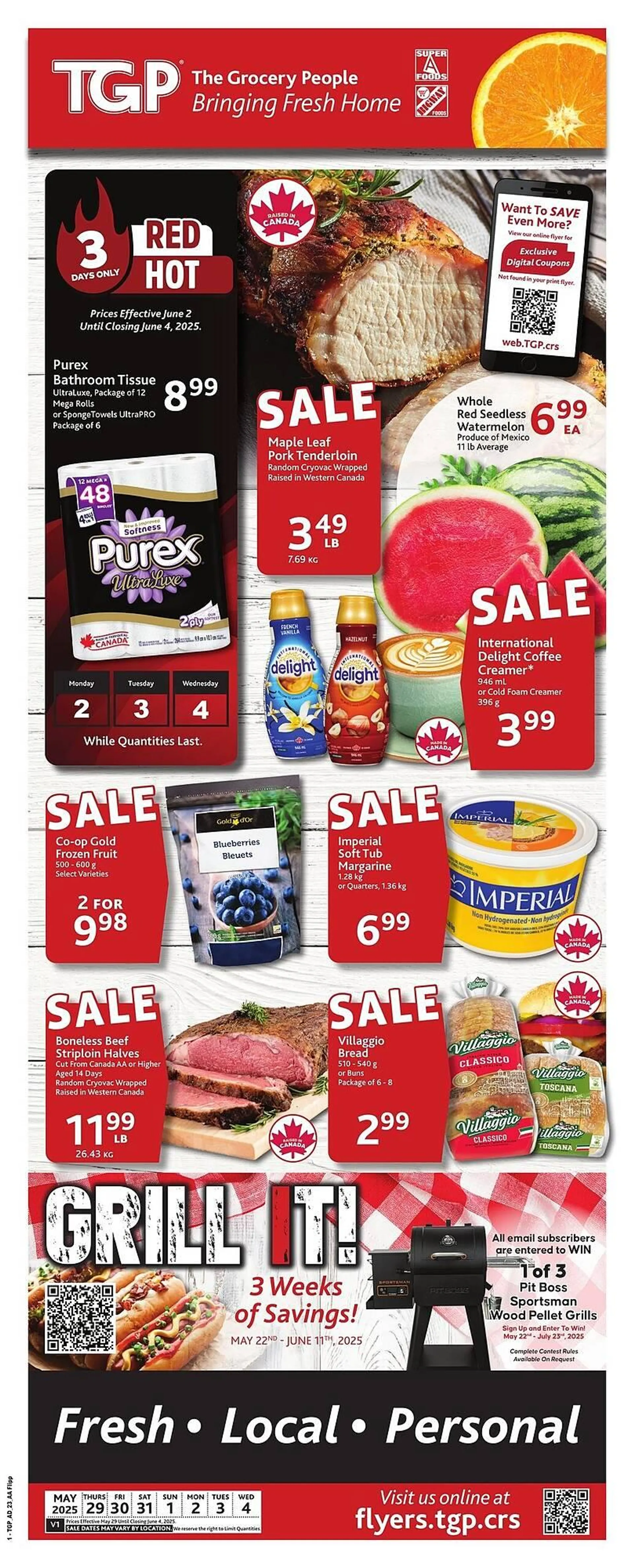 TGP The Grocery People flyer from May 29 to June 4 2025 - flyer page 1