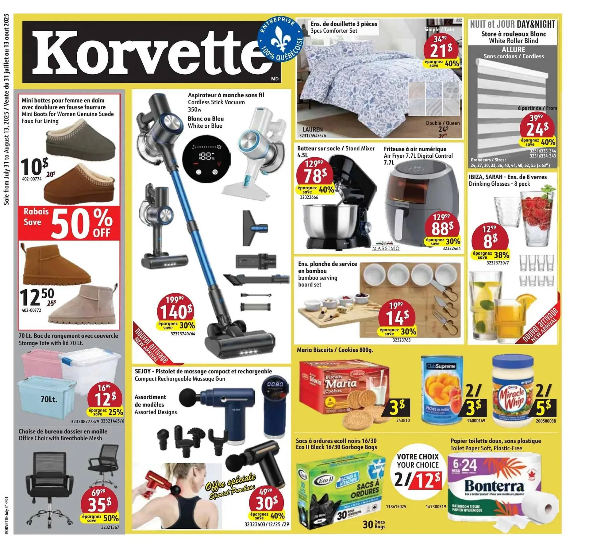 Korvette flyer from July 31 to August 6 2025 - flyer page 1