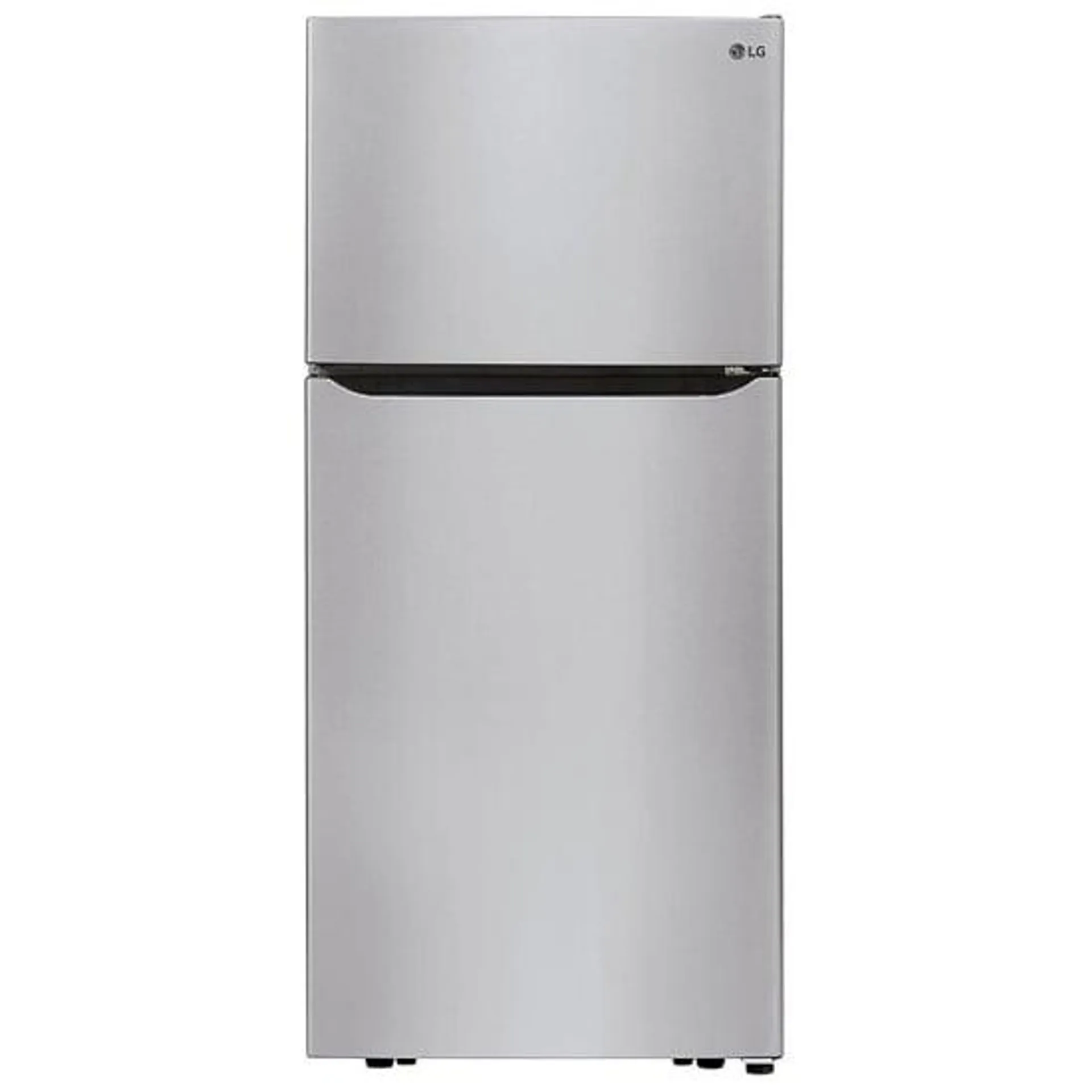 LG LTCS20020S Top Freezer Refrigerator, 30 inch Width, ENERGY STAR Certified, 20.2 cu. ft. Capacity, Stainless Steel colour