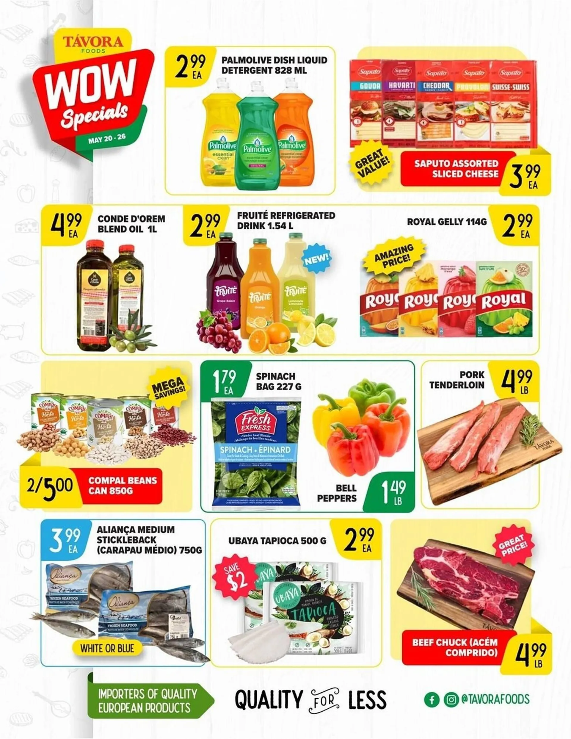 Tavora Foods flyer - 1