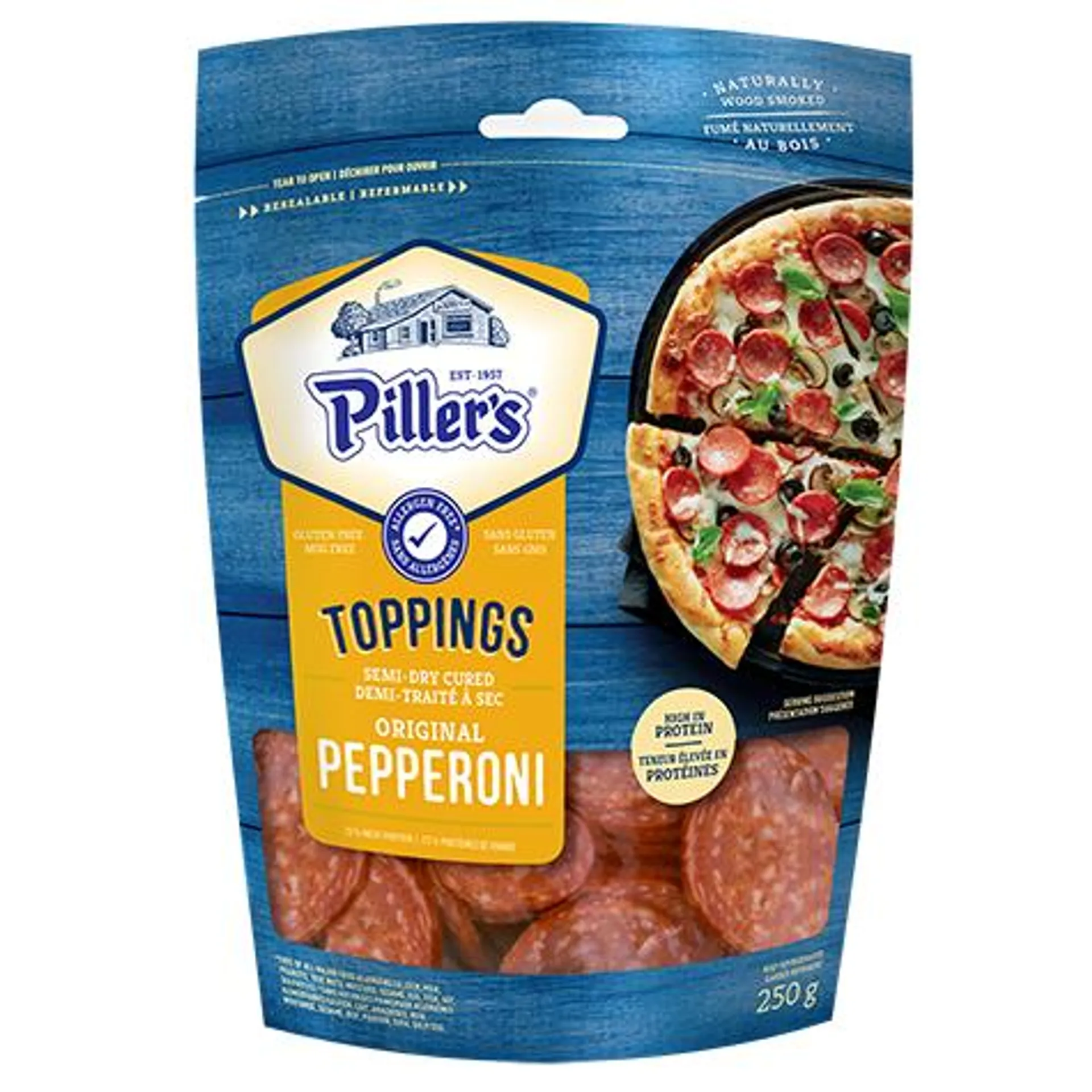 Pillers Pepperoni Toppings 250g