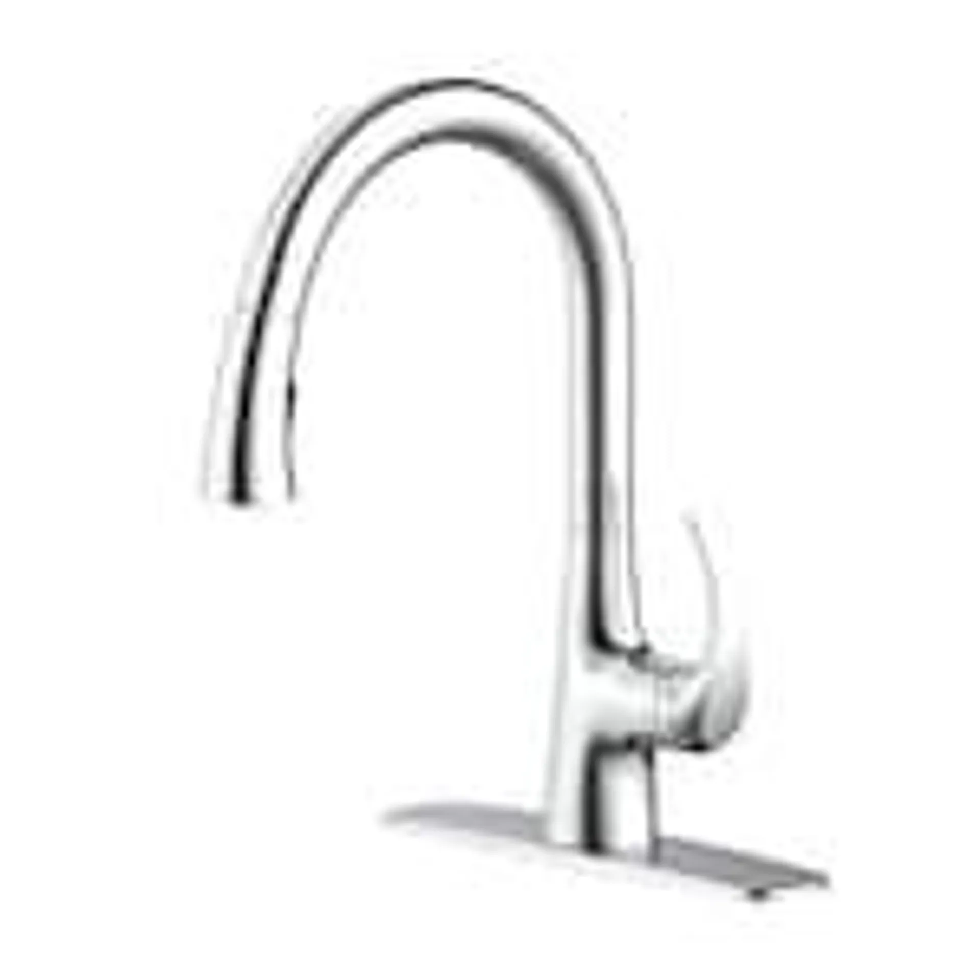 Thornley Single Handle Pull Down Kitchen Faucet in Chrome