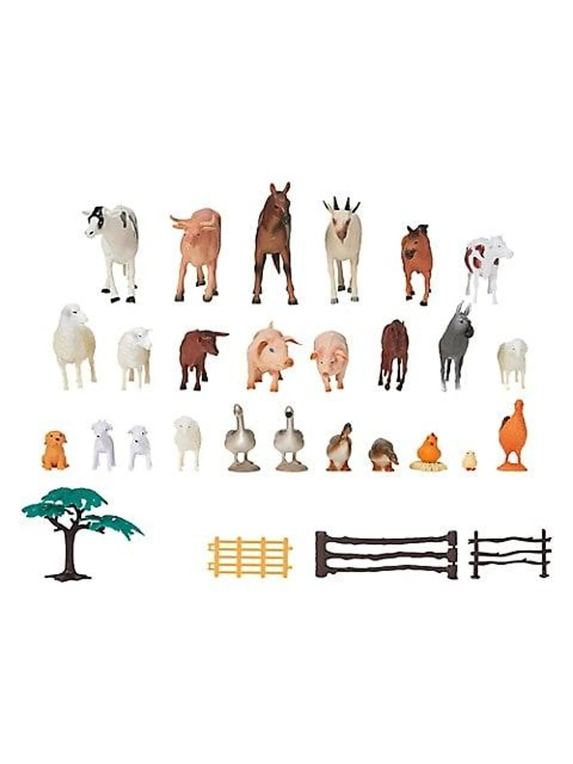 60-Piece Farm Animals Adventure Set