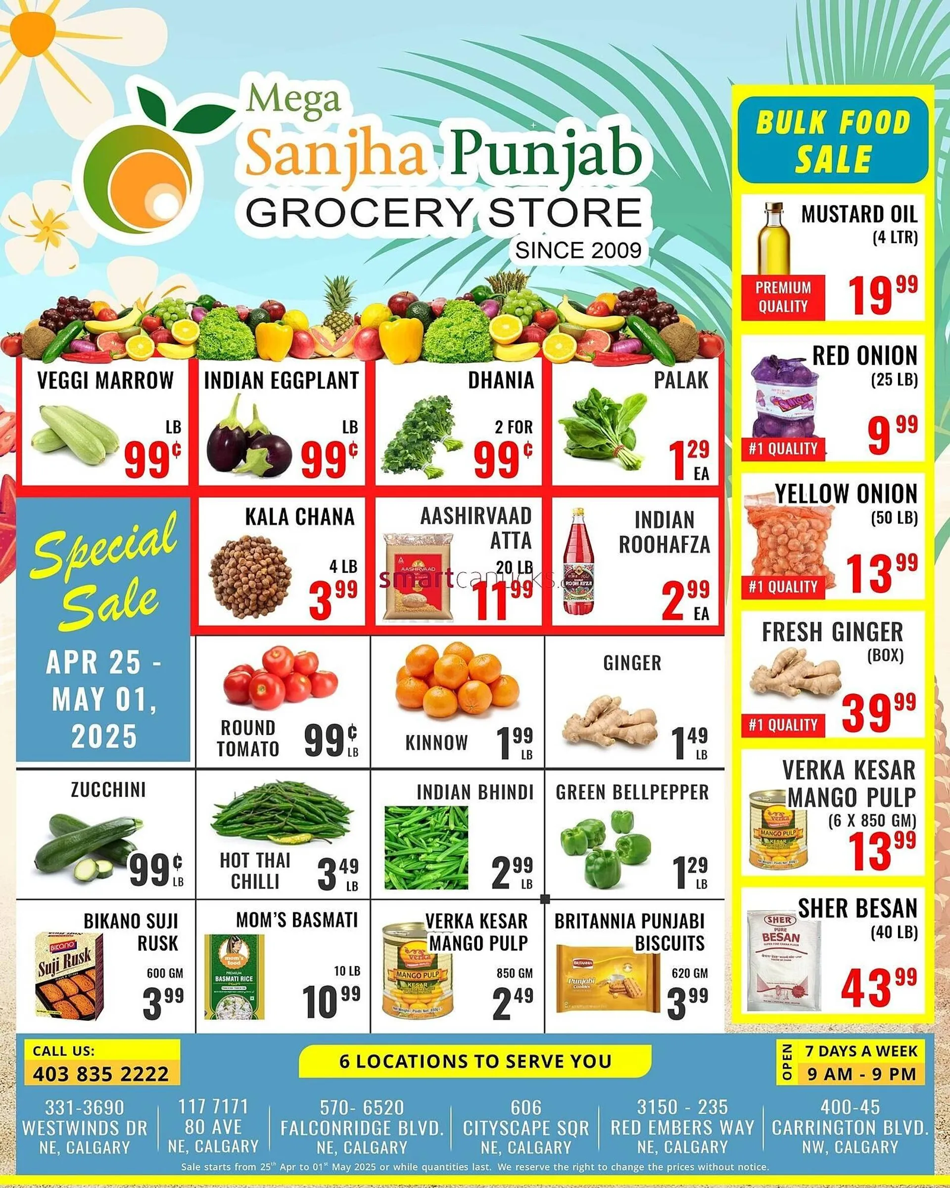 Mega Sanjha Punjab Grocery Store flyer - 1