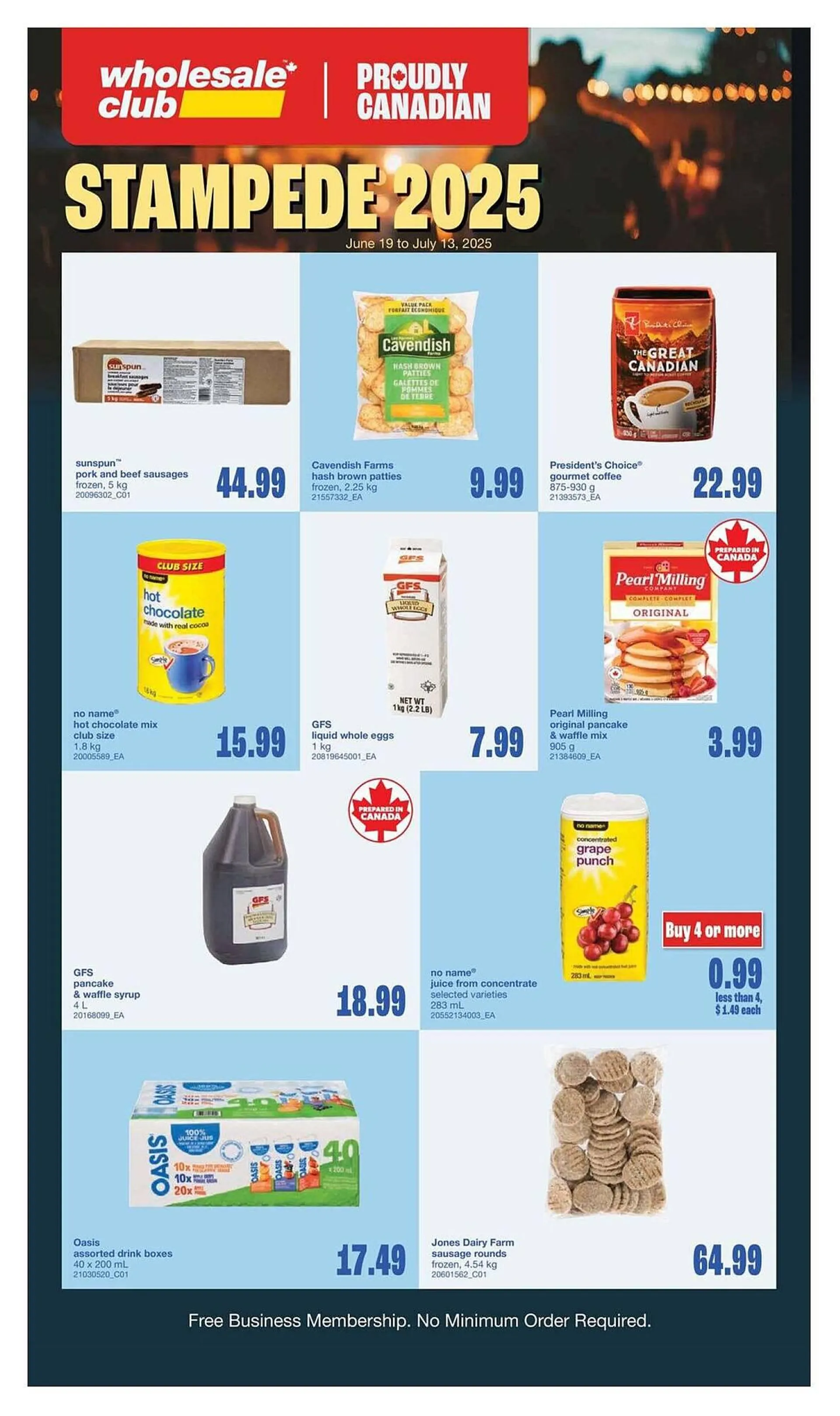 Wholesale Club flyer from June 19 to June 26 2025 - flyer page 1