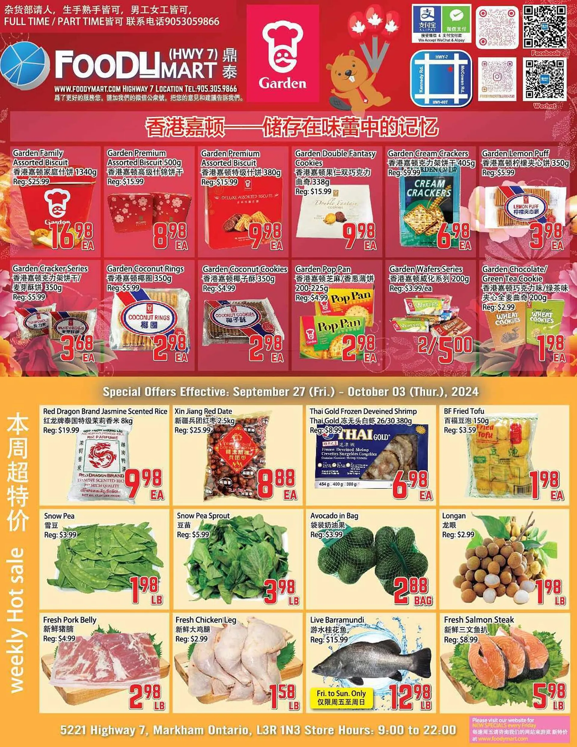 Foody Mart flyer - 1