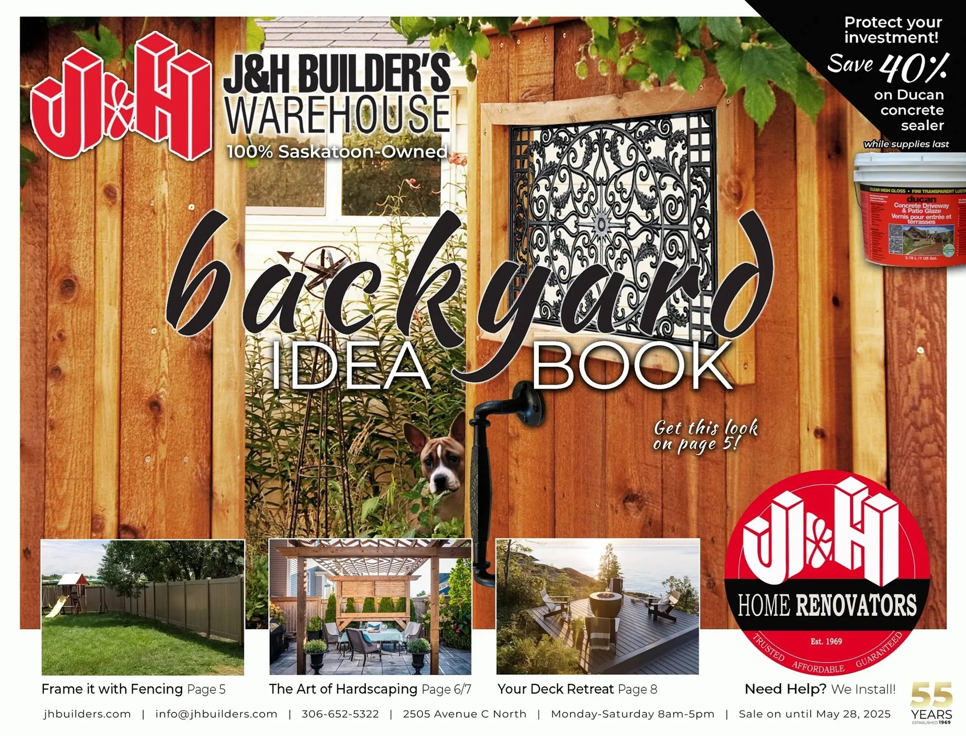 J&H Builders Warehouse flyer - 1
