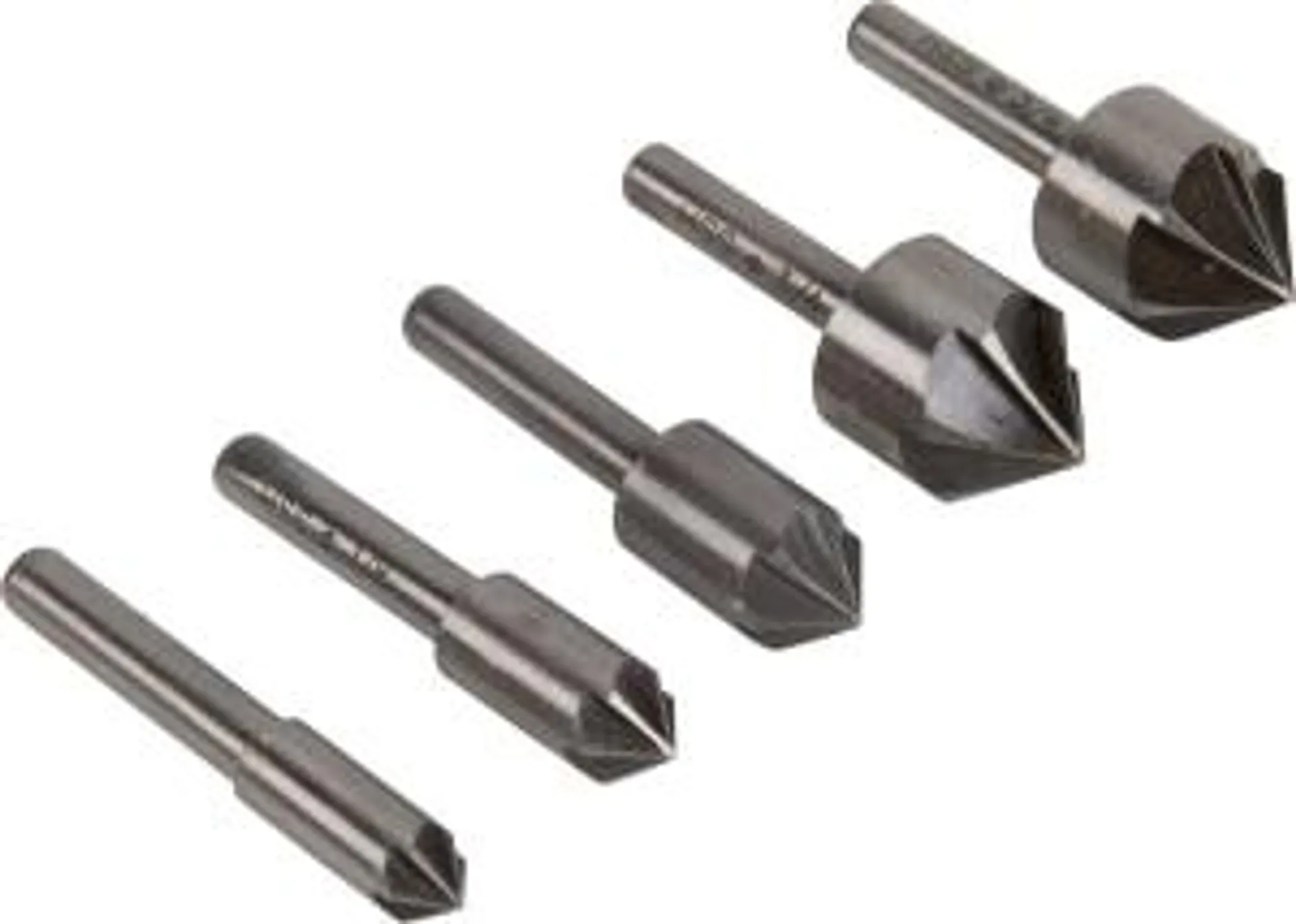 5 pc High-Speed Steel Countersink Bit Set