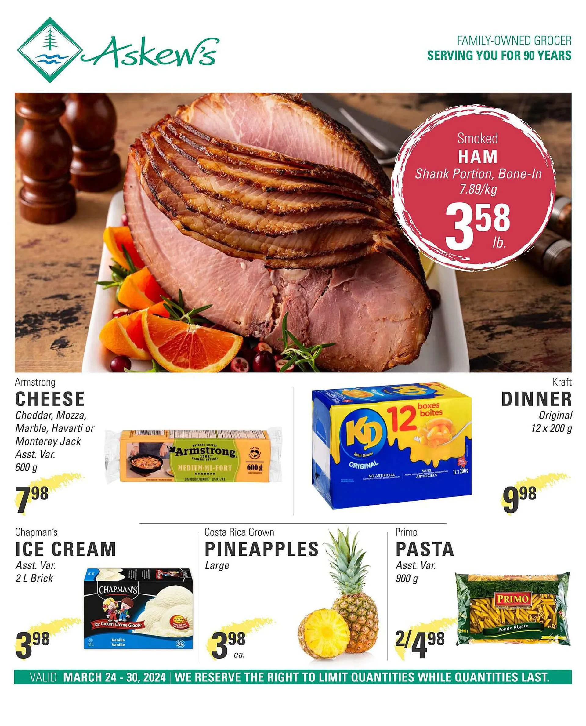 Askews Foods flyer from March 24 to March 30 2024 - flyer page 1