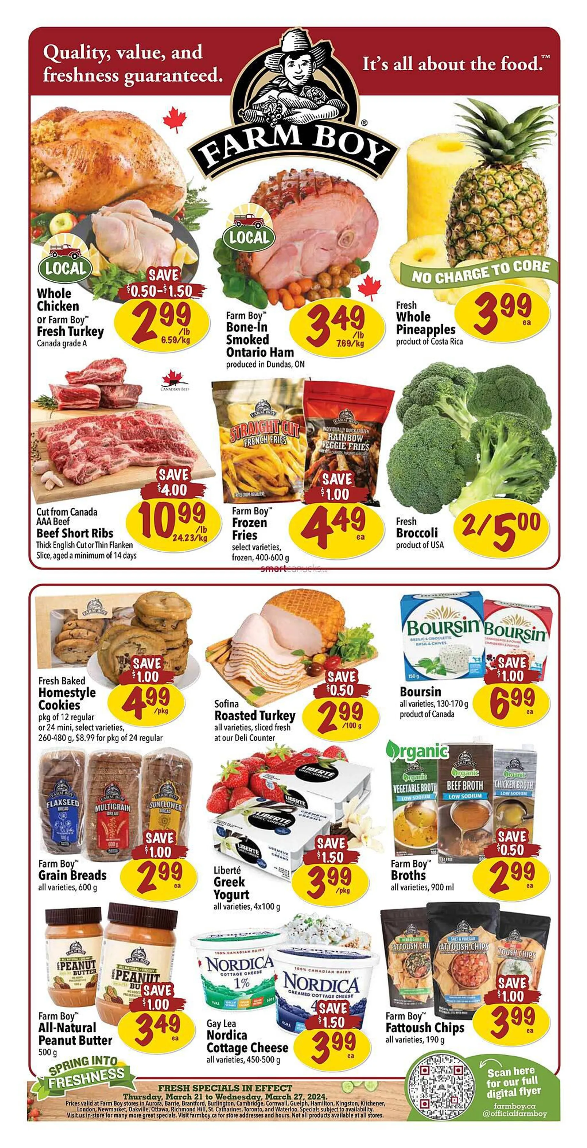 Farm Boy flyer from March 21 to March 27 2024 - flyer page 1