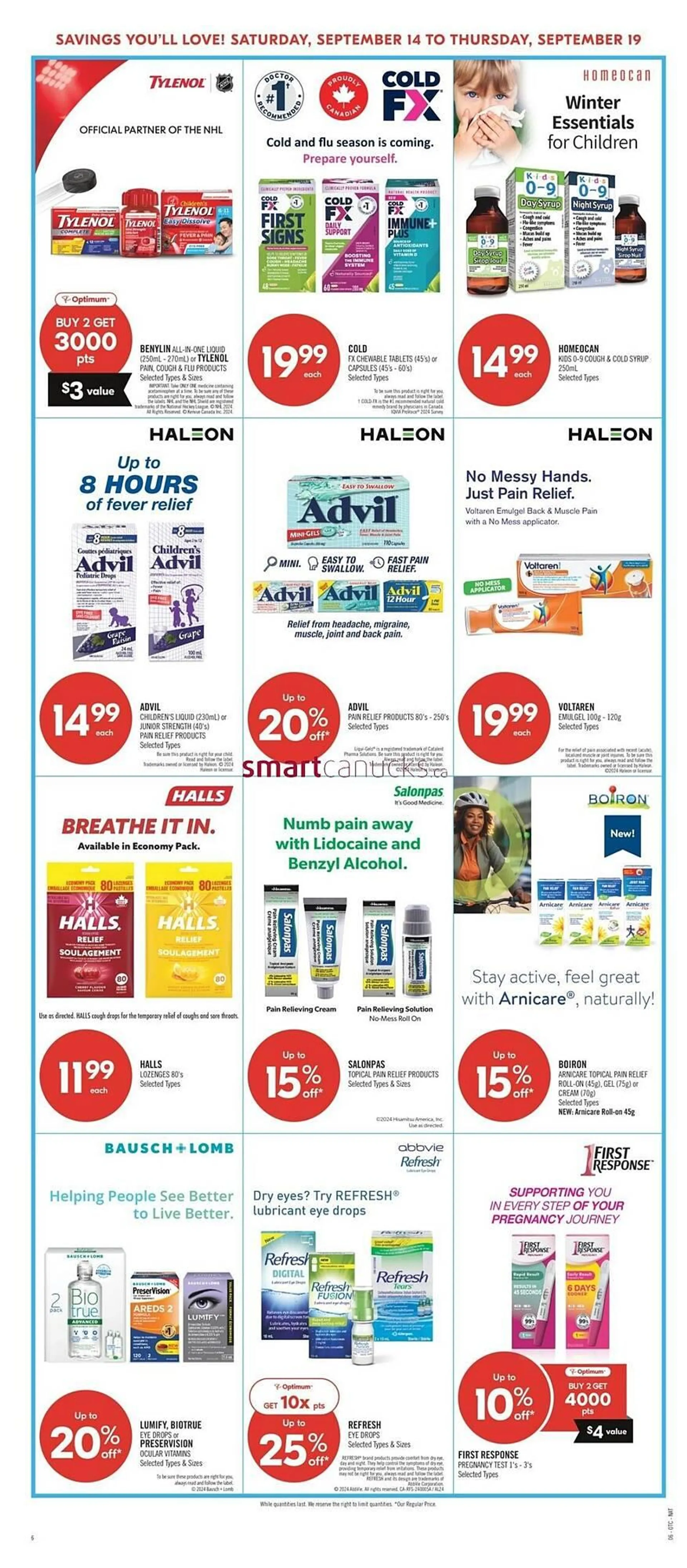 Shoppers Drug Mart flyer from September 14 to September 19 2024 - flyer page 14