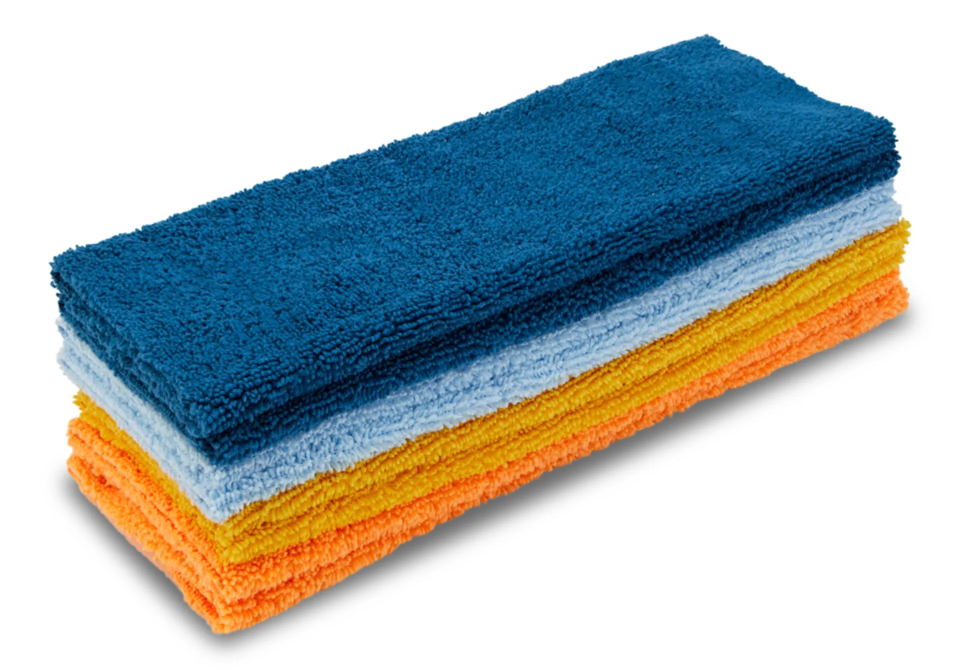 SIMONIZ Microfibre Multi-Purpose Edgeless Towels, 13-3/4 x 13-3/4-in, Multi-colour, 8-pk