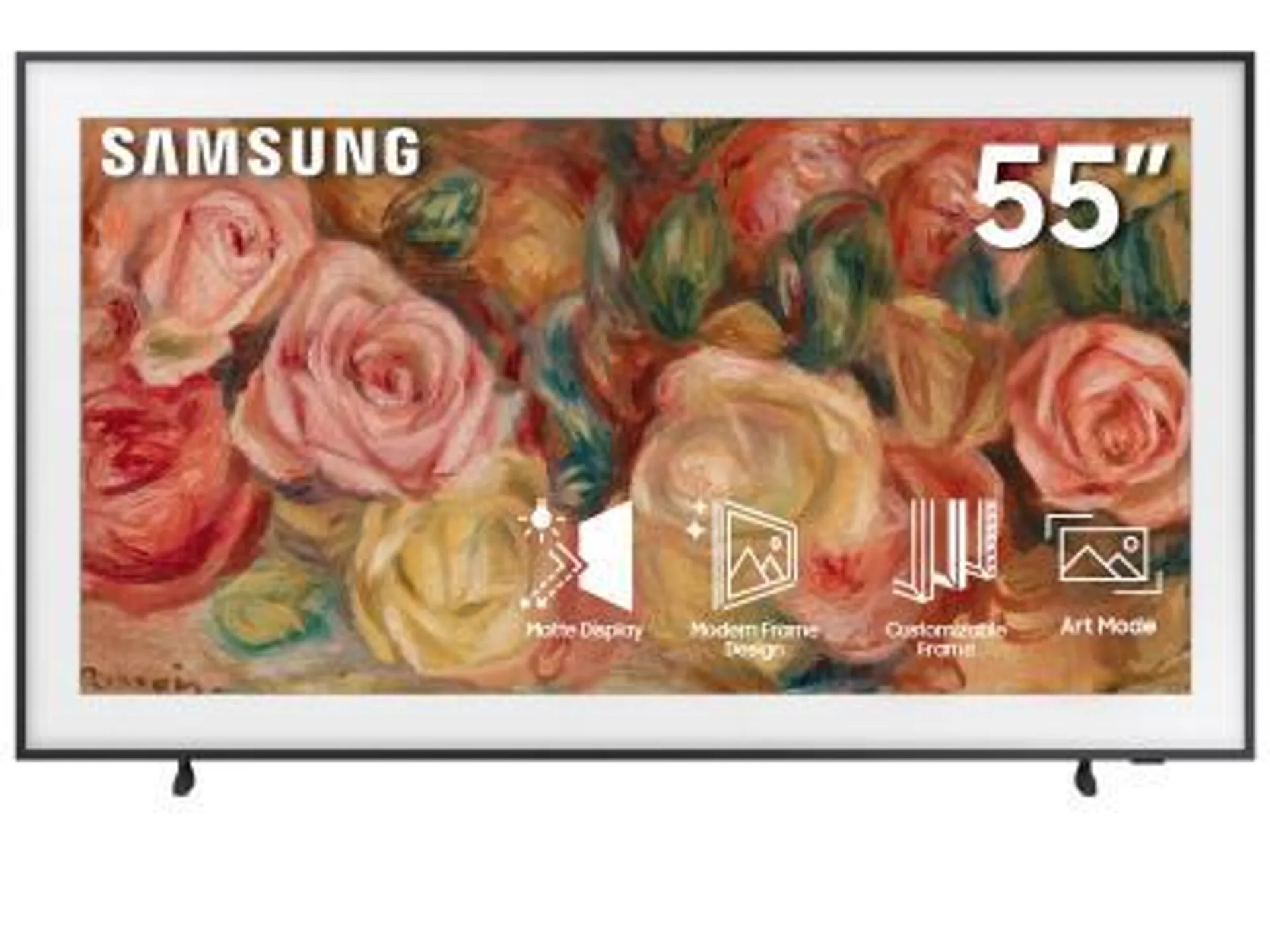 55" Samsung QN55LS03DAFXZC The Frame LS03D QLED 4K Art Mode Smart TV