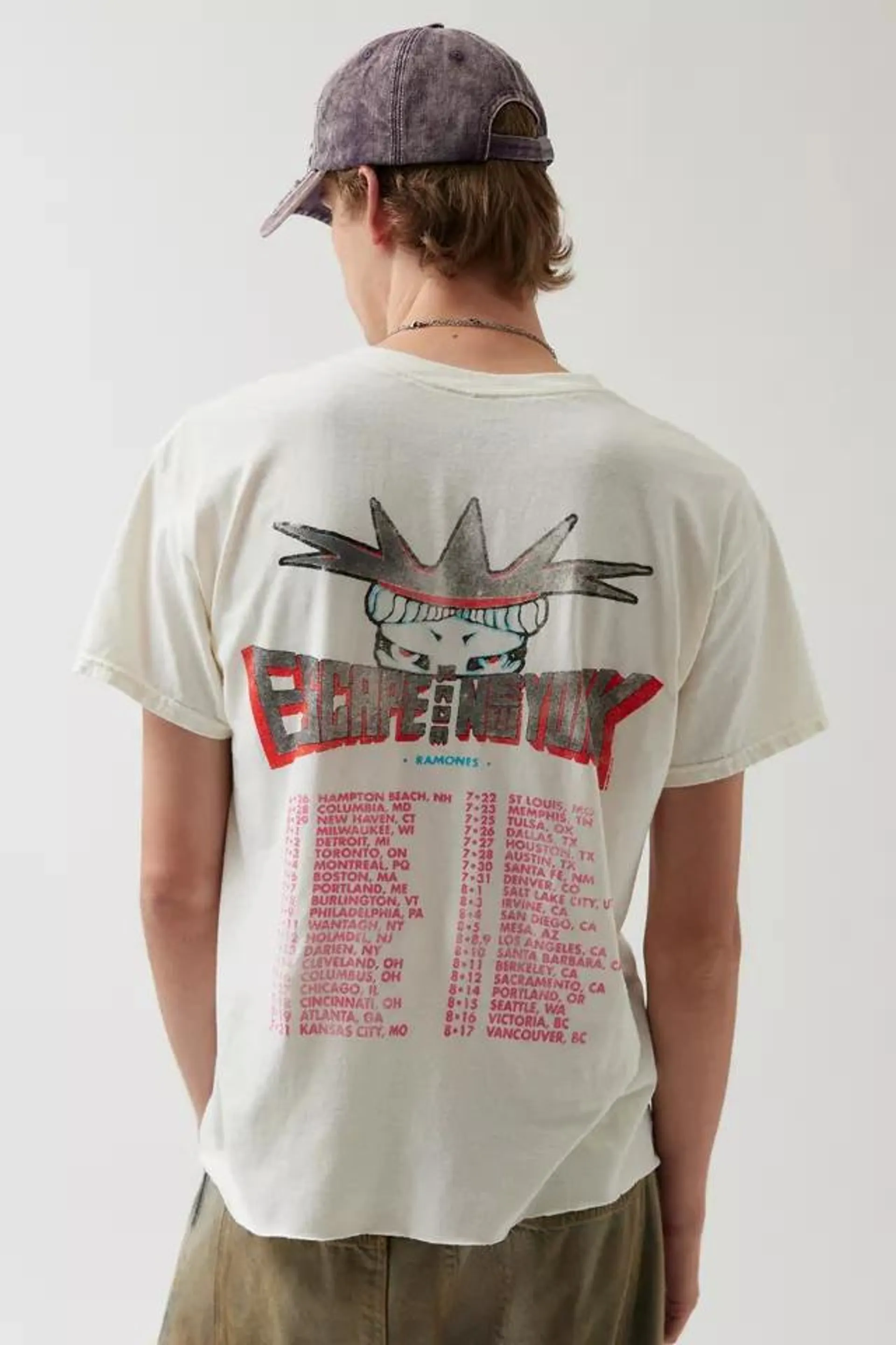 The Ramones Escape From New York Tour Tee