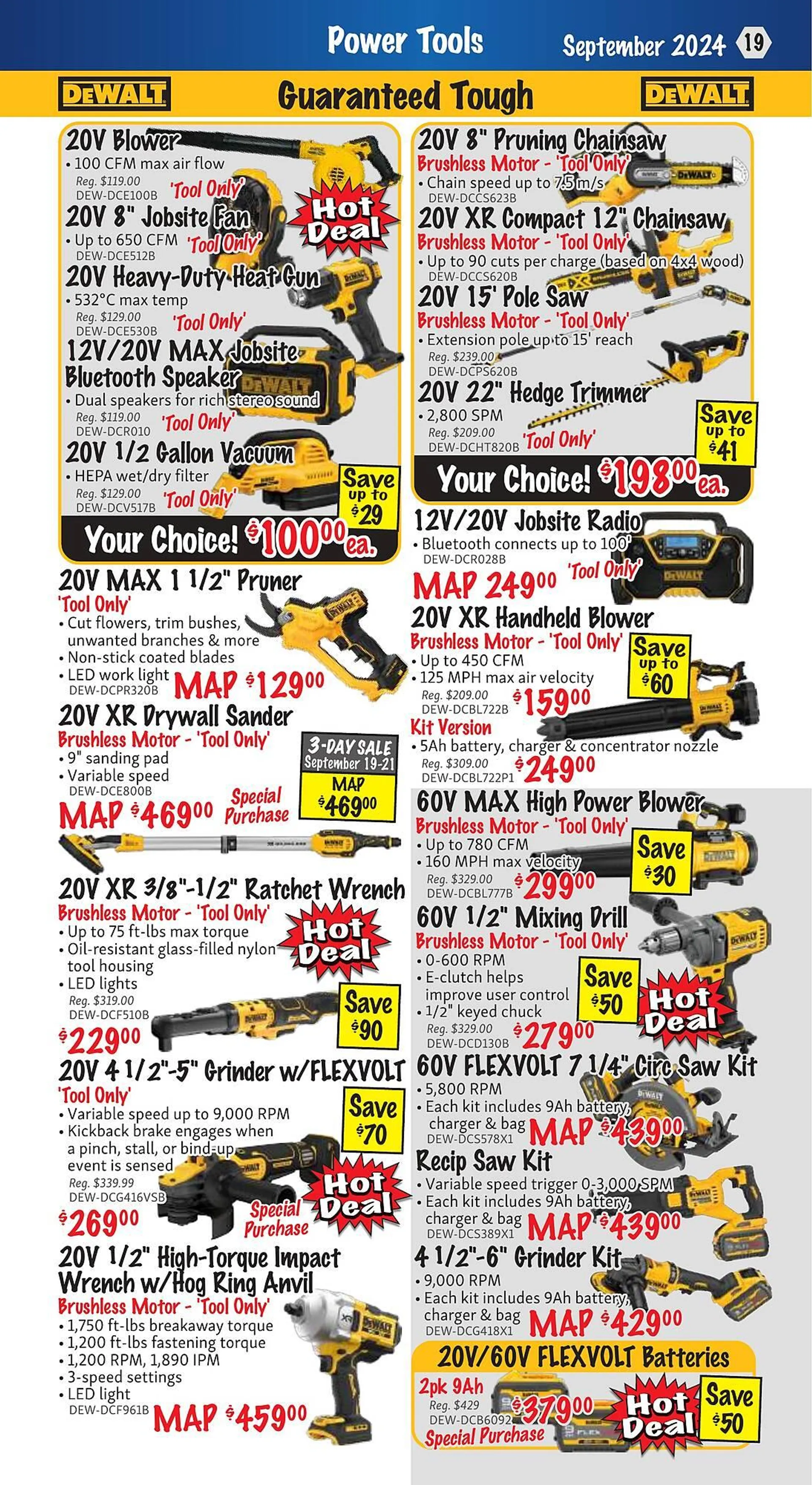 KMS Tools flyer from September 1 to September 30 2024 - flyer page 19