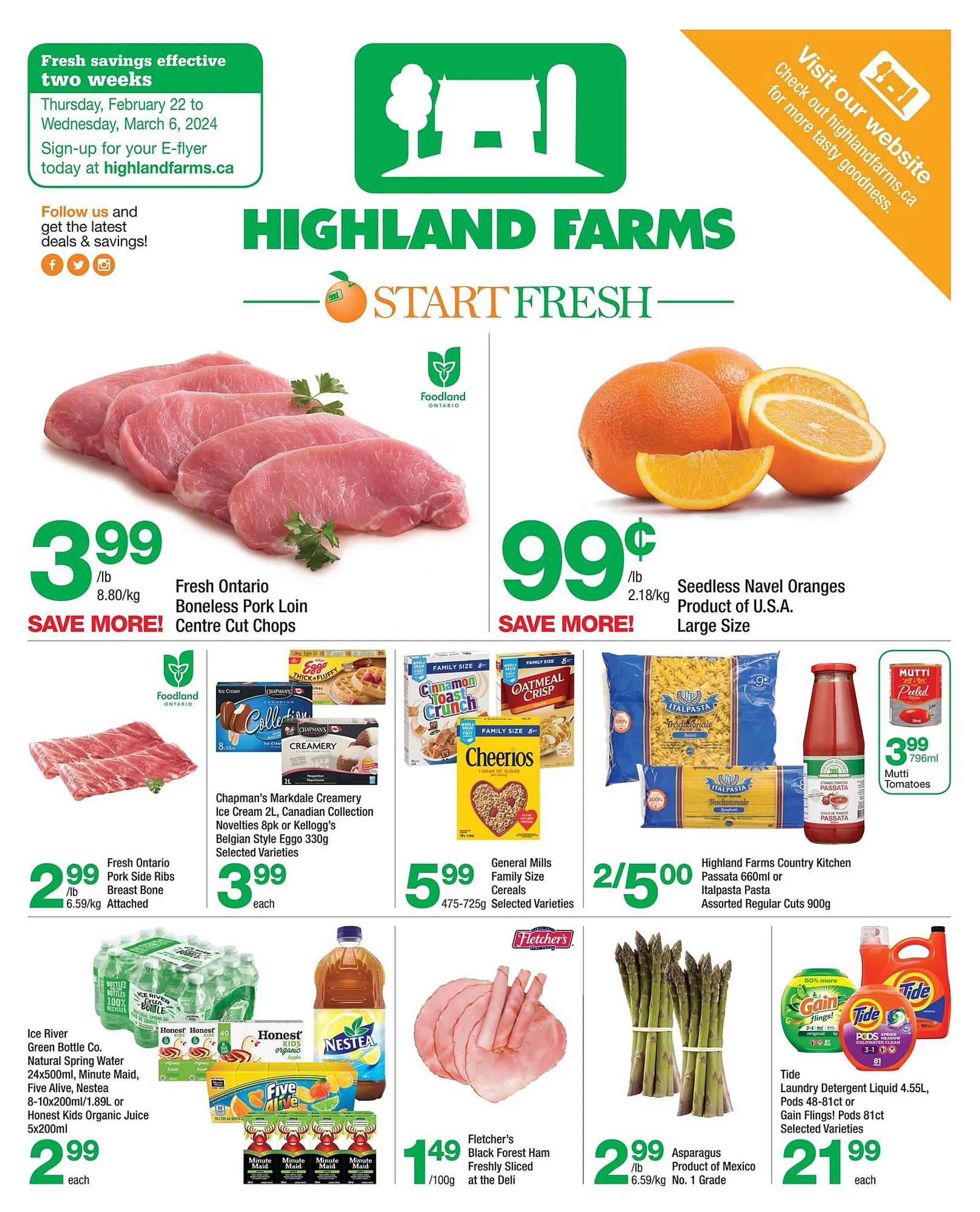Highland Farms flyer from February 22 to February 28 2024 - flyer page 